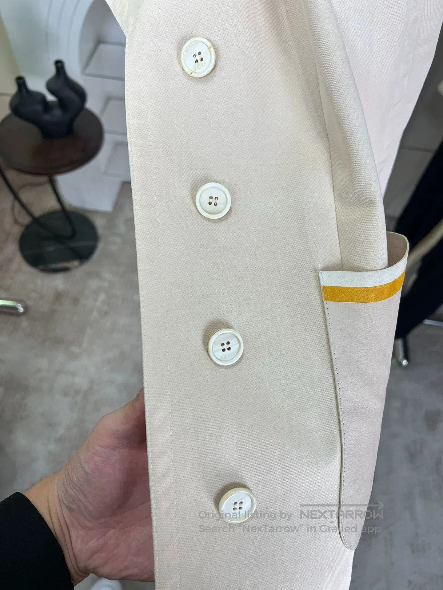 Fendi fendi long trench coat with pockets. Size US M / EU 48-50 / 2 - 4 Thumbnail