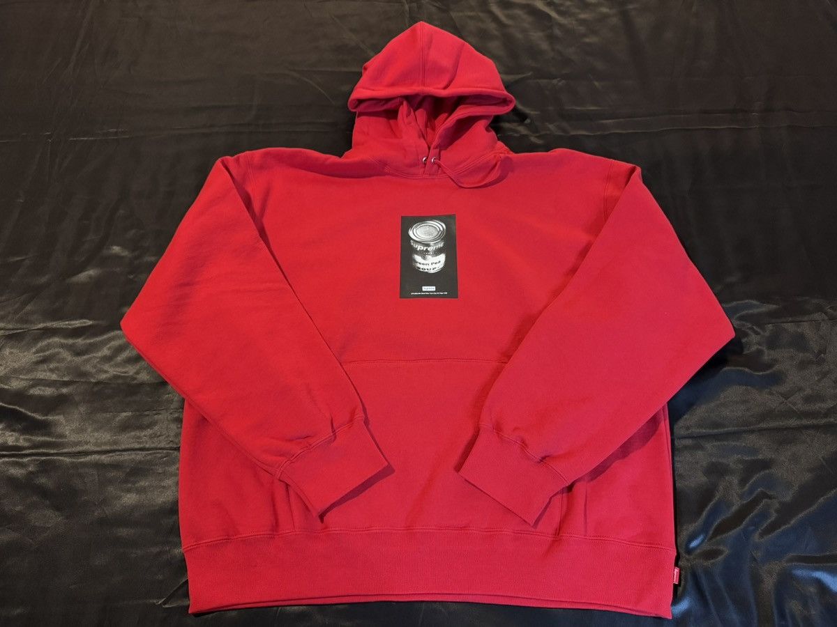 Supreme Soup Can Hooded Sweatshirt Size XL