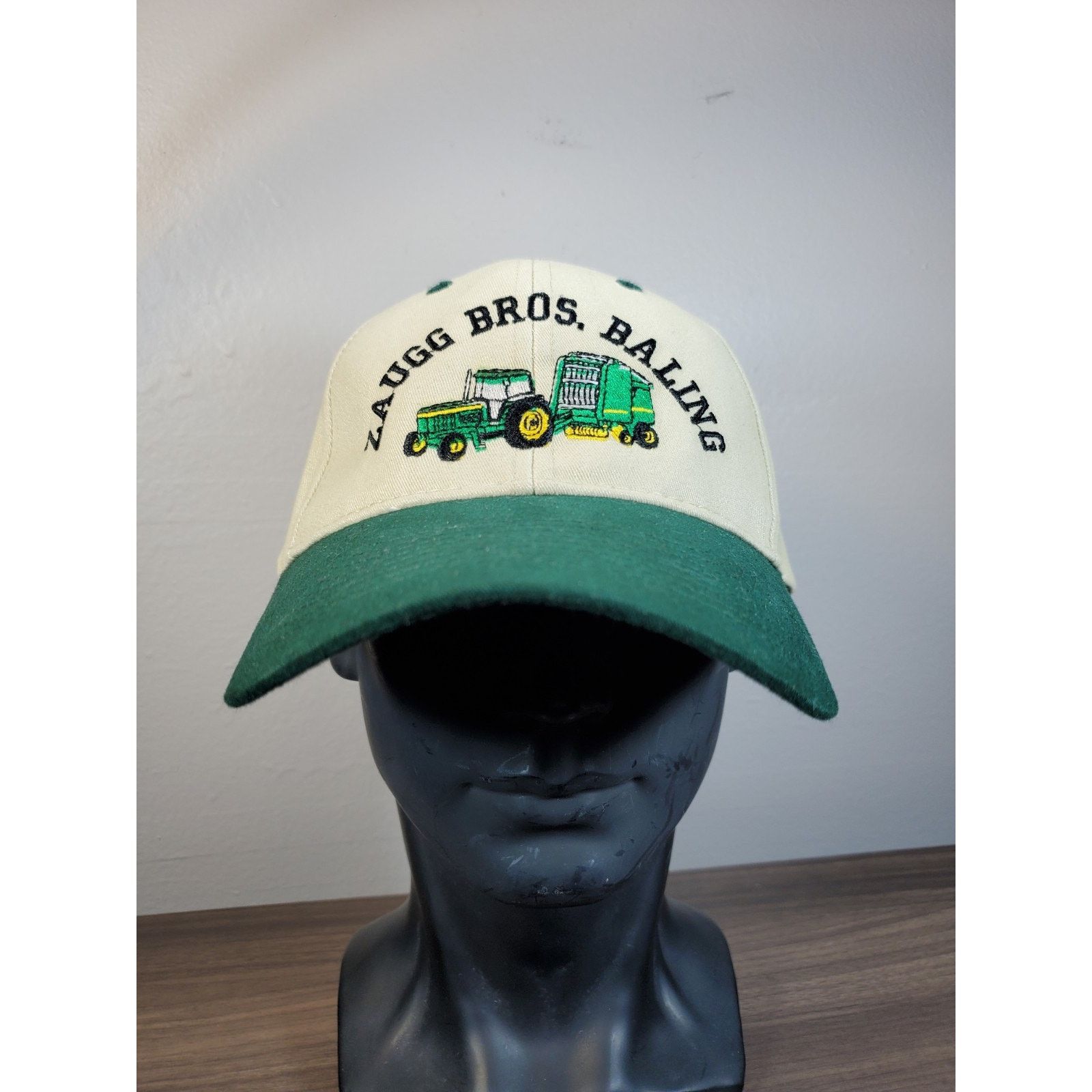 Otto × Vintage Zaugg Brothers Baling Hat Cap John Deere Farming Ag Tractor Size ONE SIZE - 3 Thumbnail