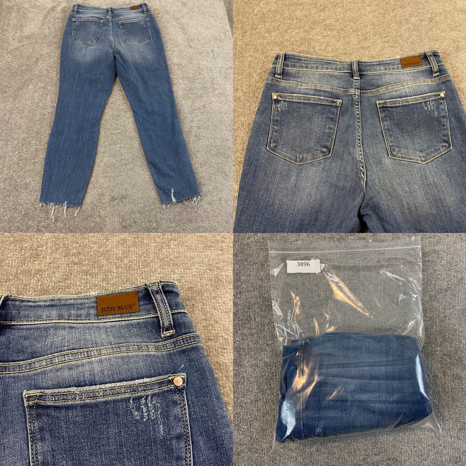 Vintage Judy Blue Relaxed Fit Jeans Womens 5/27 High Rise Blue Washed Distressed 30x27* Jeans Women's Blue Distressed 30 27 Size 27" / US 4 / IT 40 - 8 Thumbnail