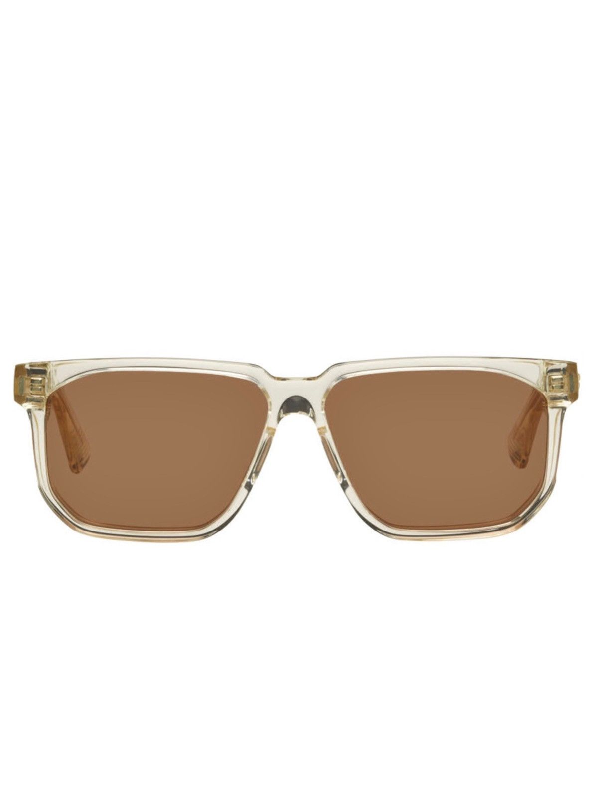 Bottega Veneta Transparent Square Sunglasses