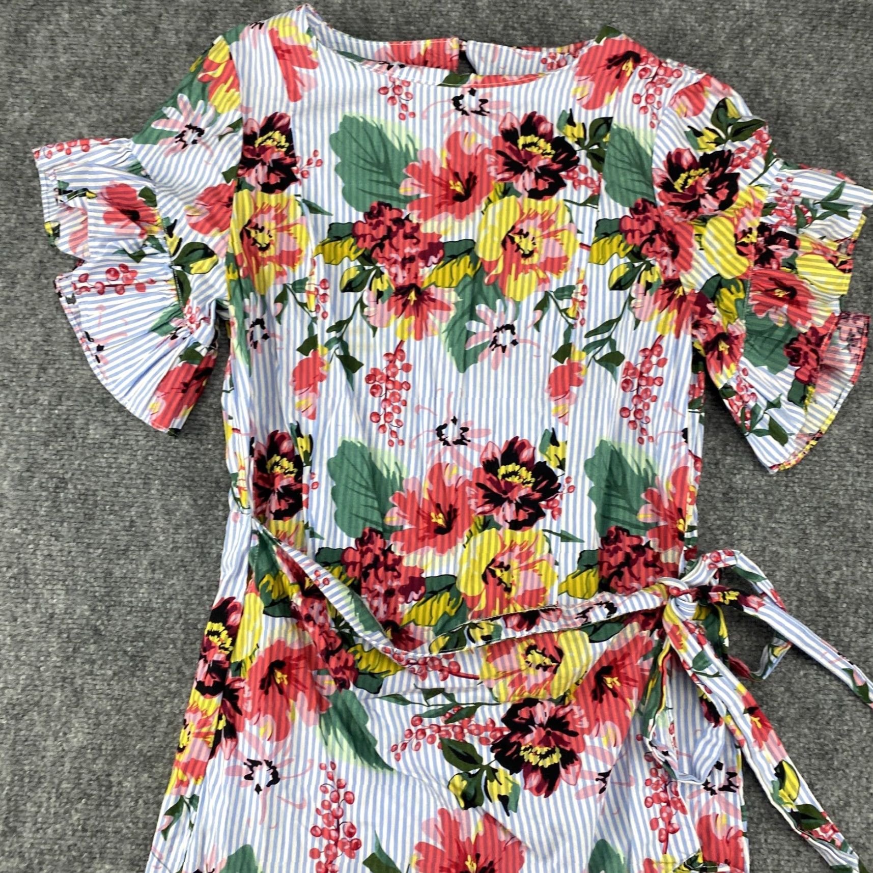 Drew **Drew Women's Blue Floral Wrap Mini Dress USA** User: **Drew Women's Small Blue Floral Wrap Mini Dress USA** Size S / US 4 / IT 40 - 3 Thumbnail