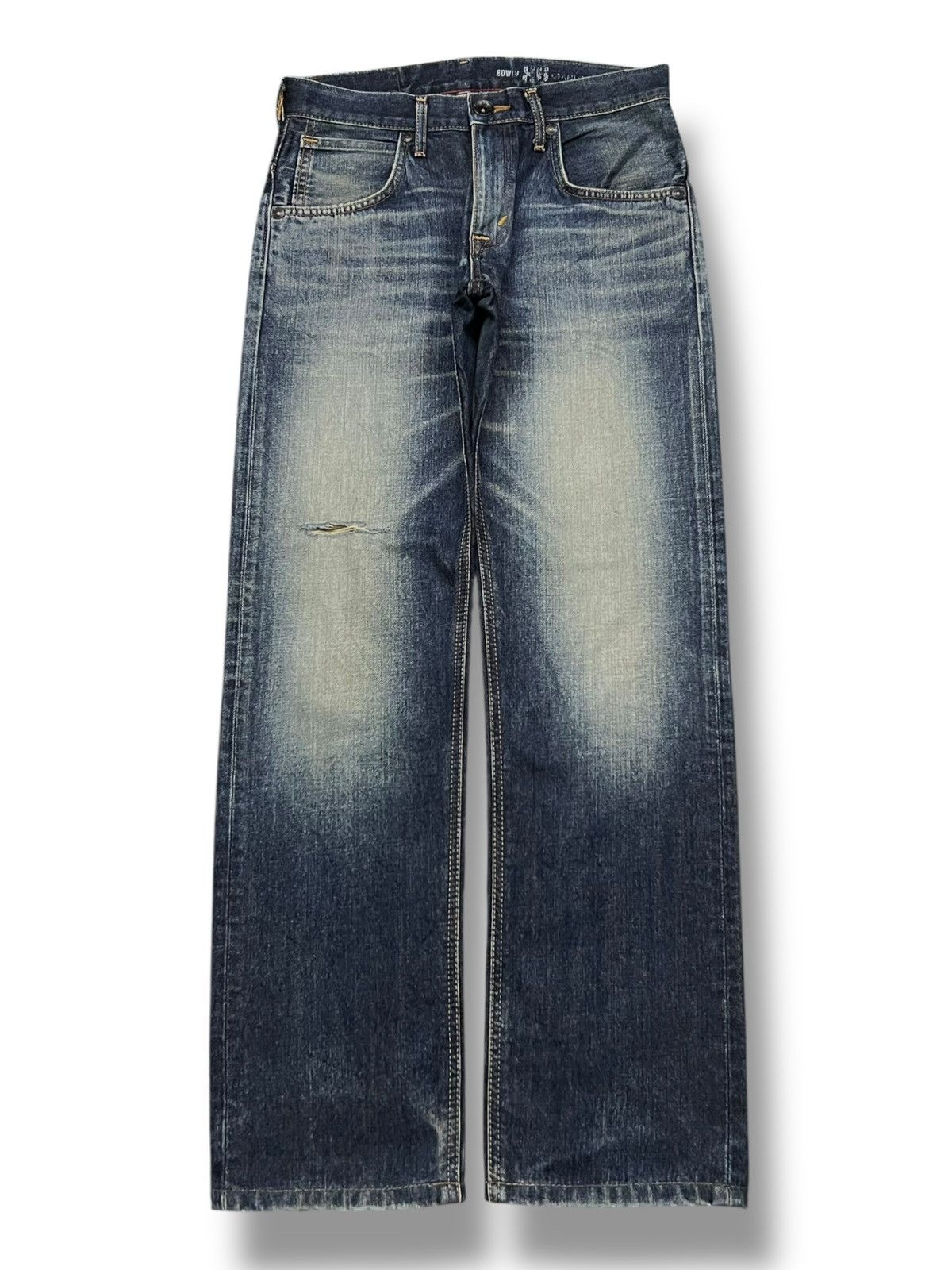 Edwin Edwin 403 Exclusive Vintage Japan - Faded, Distressed Denim Size US 31 - 2 Thumbnail