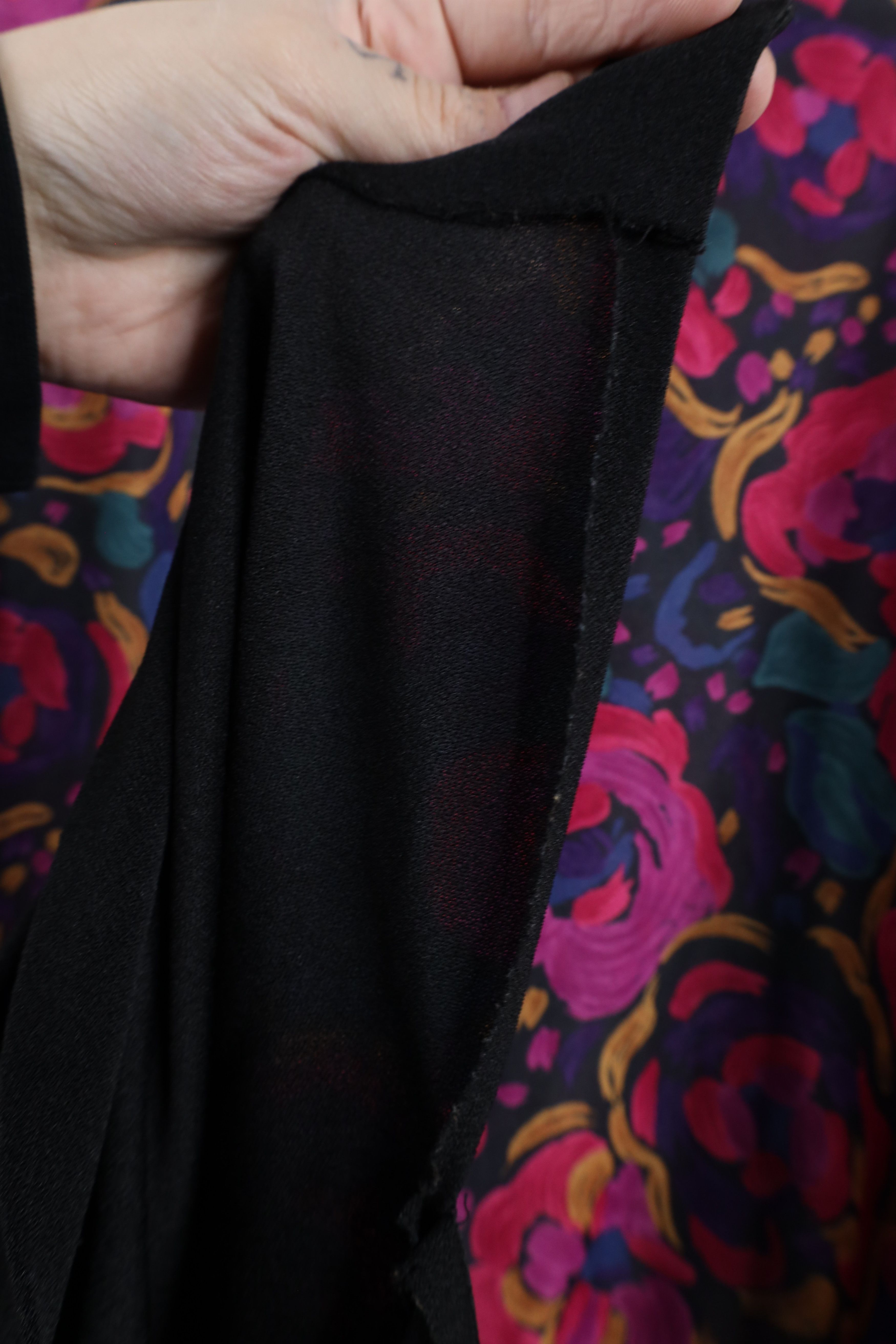 Vintage Vintage 90s Streetwear Floral Knit Long Sleeve Dress USA Size XL / US 12-14 / IT 48-50 - 10 Thumbnail