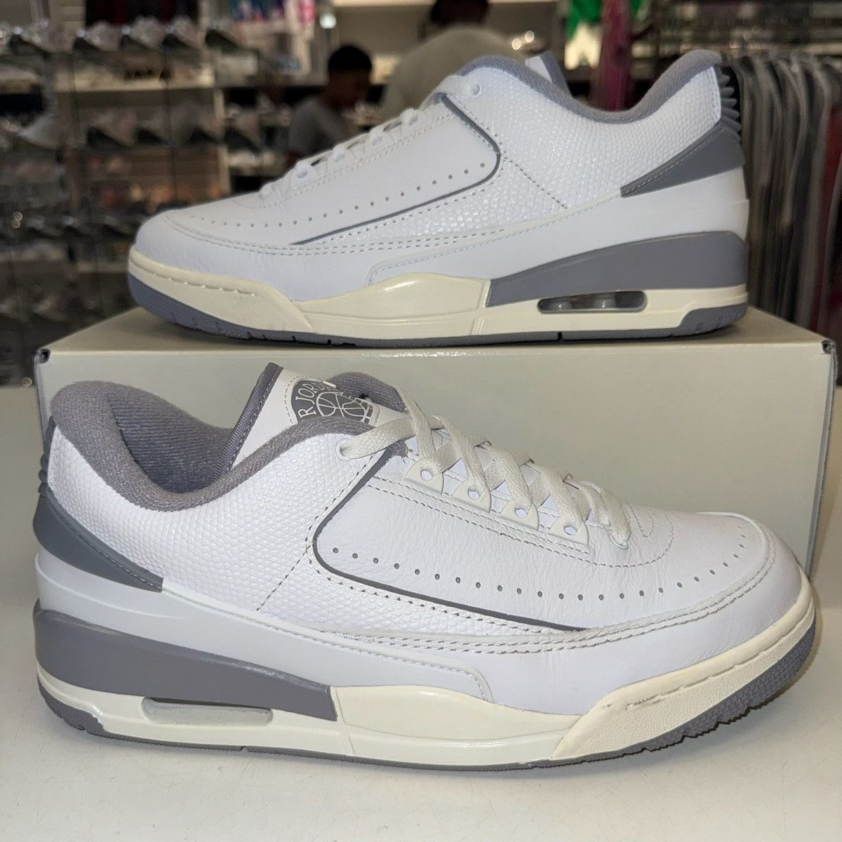 Jordan Brand Size 10 - Air Jordan 2/3 White Cement FD0383-101 Size US 10 / EU 43 - 1 Thumbnail