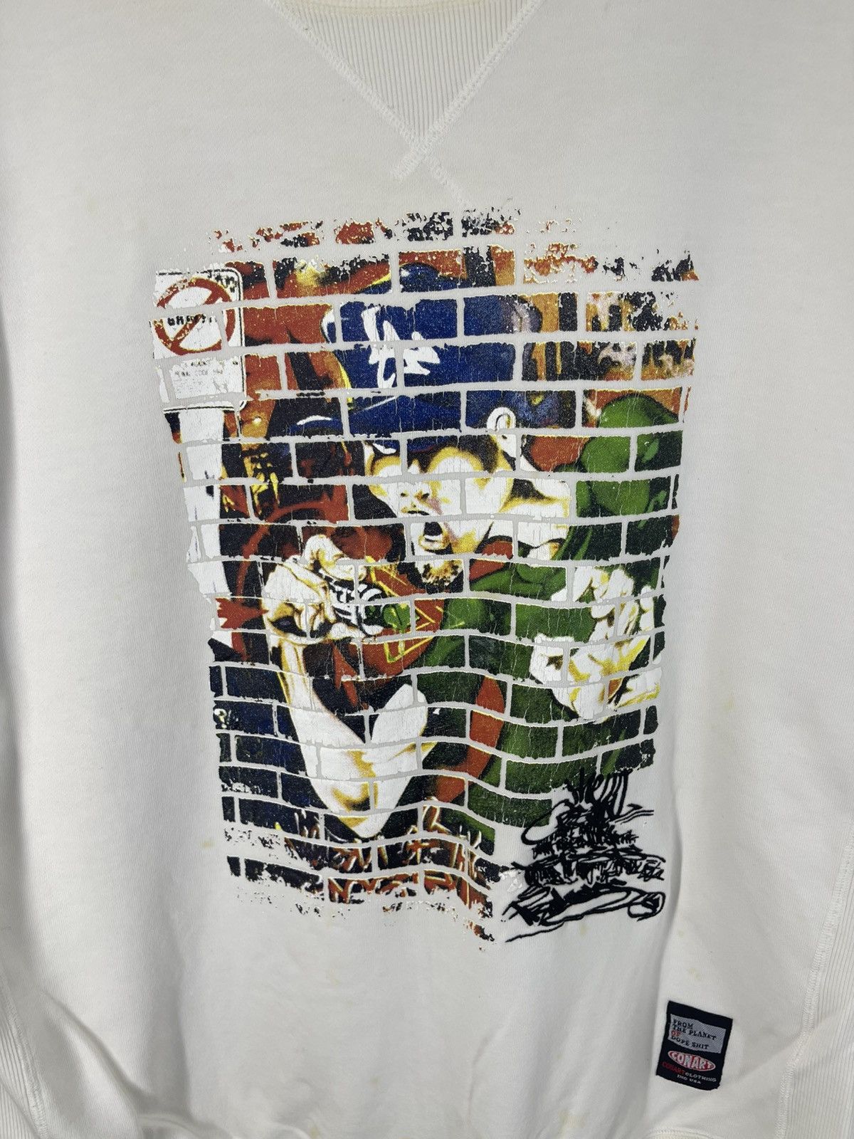 Vintage Vintage 90's Conart Chip and Pepper Sweatshirt Size US L / EU 52-54 / 3 - 3 Thumbnail