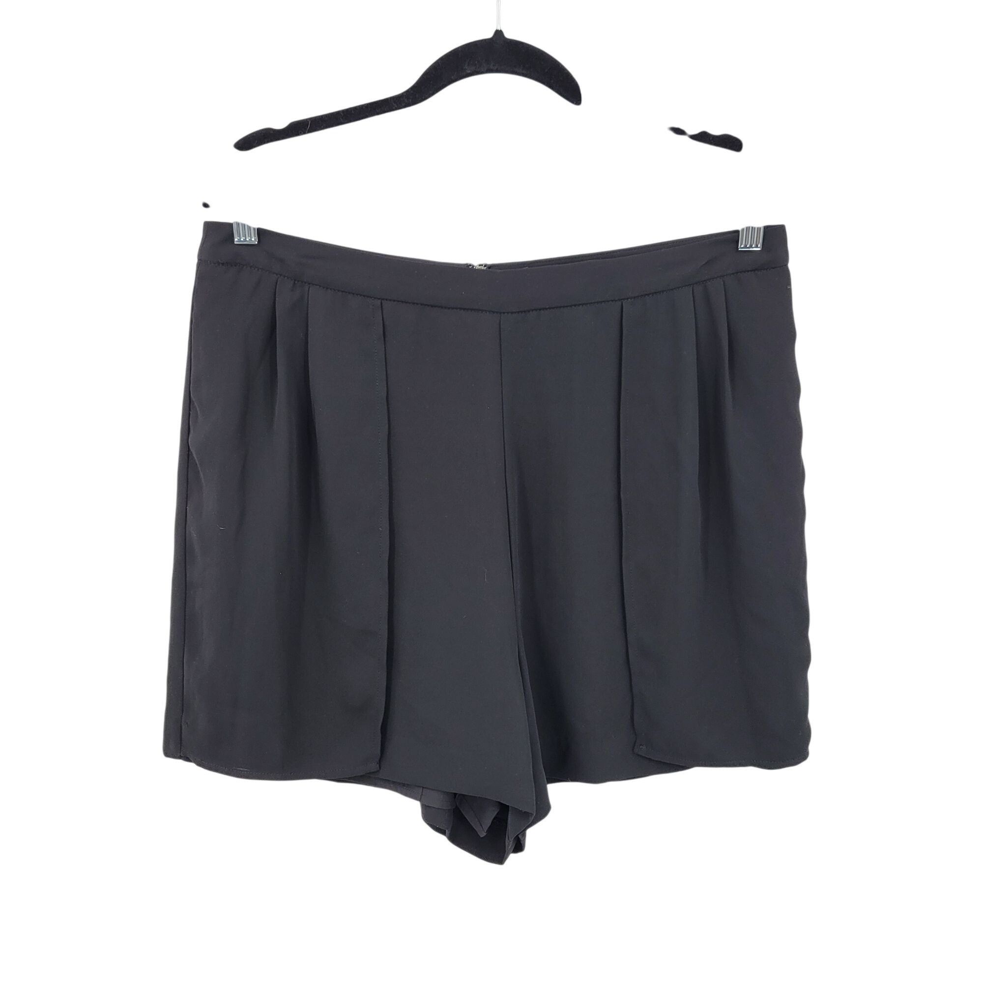 Other BCBGMAXAZRIA Black High-Waisted Shorts L Sheer Lightweight P Size 33" - 9 Thumbnail