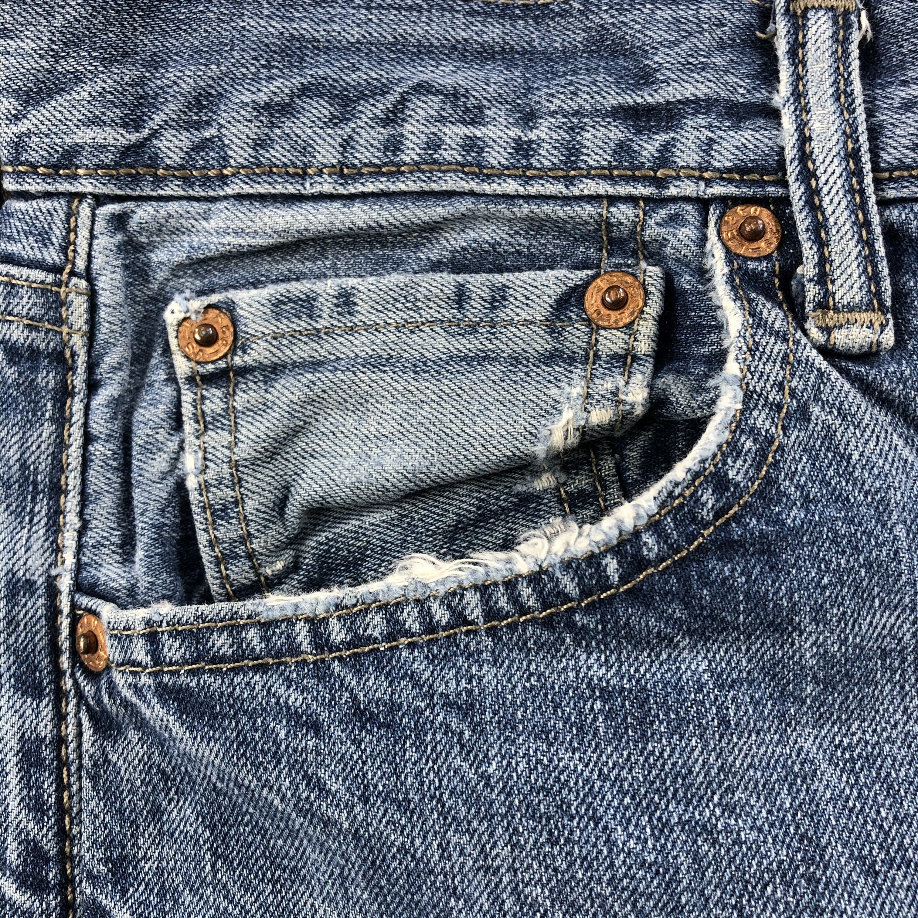 Levi's Vintage Blue Wash Levis 501 Jeans-J1522 Size US 31 - 8 Thumbnail
