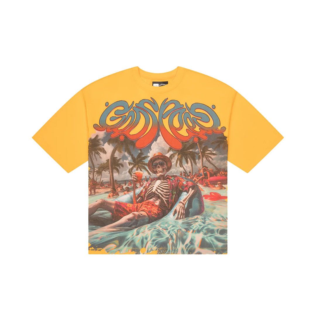 Godspeed Pool Party Yellow Wash Tee Size US XL / EU 56 / 4 - 1 Thumbnail