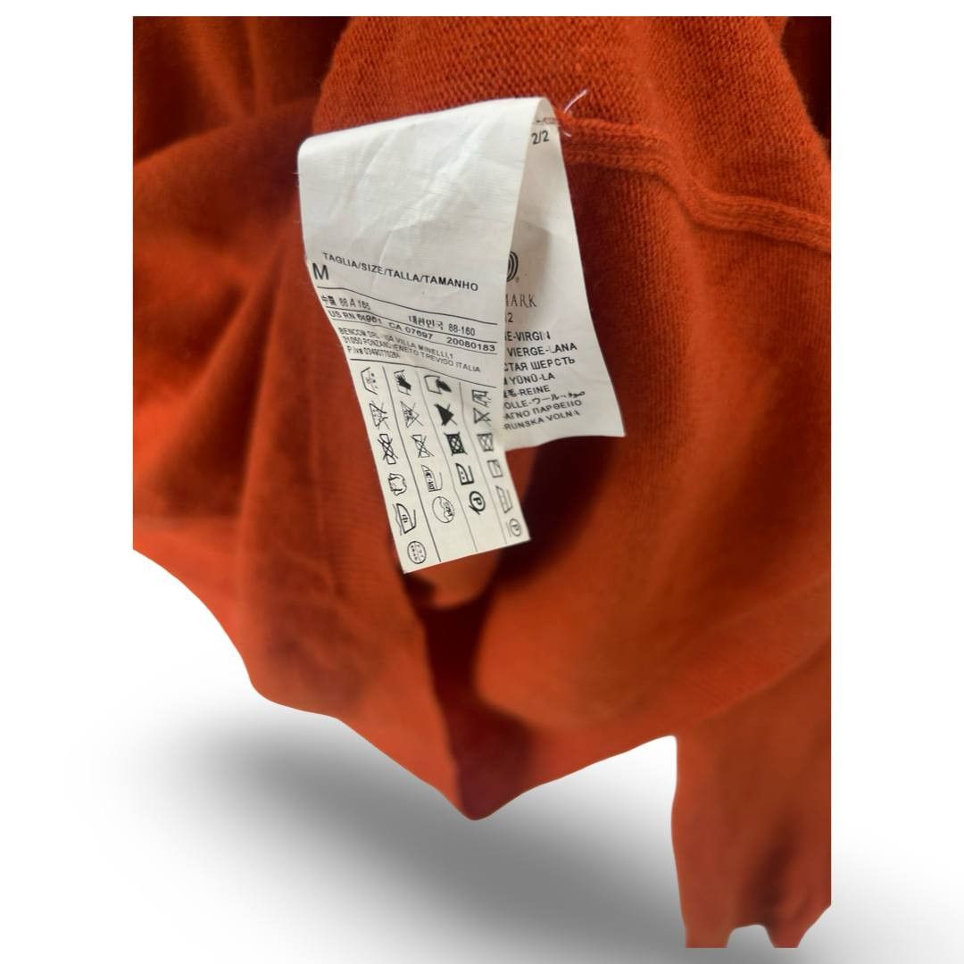 United Colors Of Benetton Benetton wool v neck sweater #157 Size M / US 6-8 / IT 42-44 - 4 Thumbnail