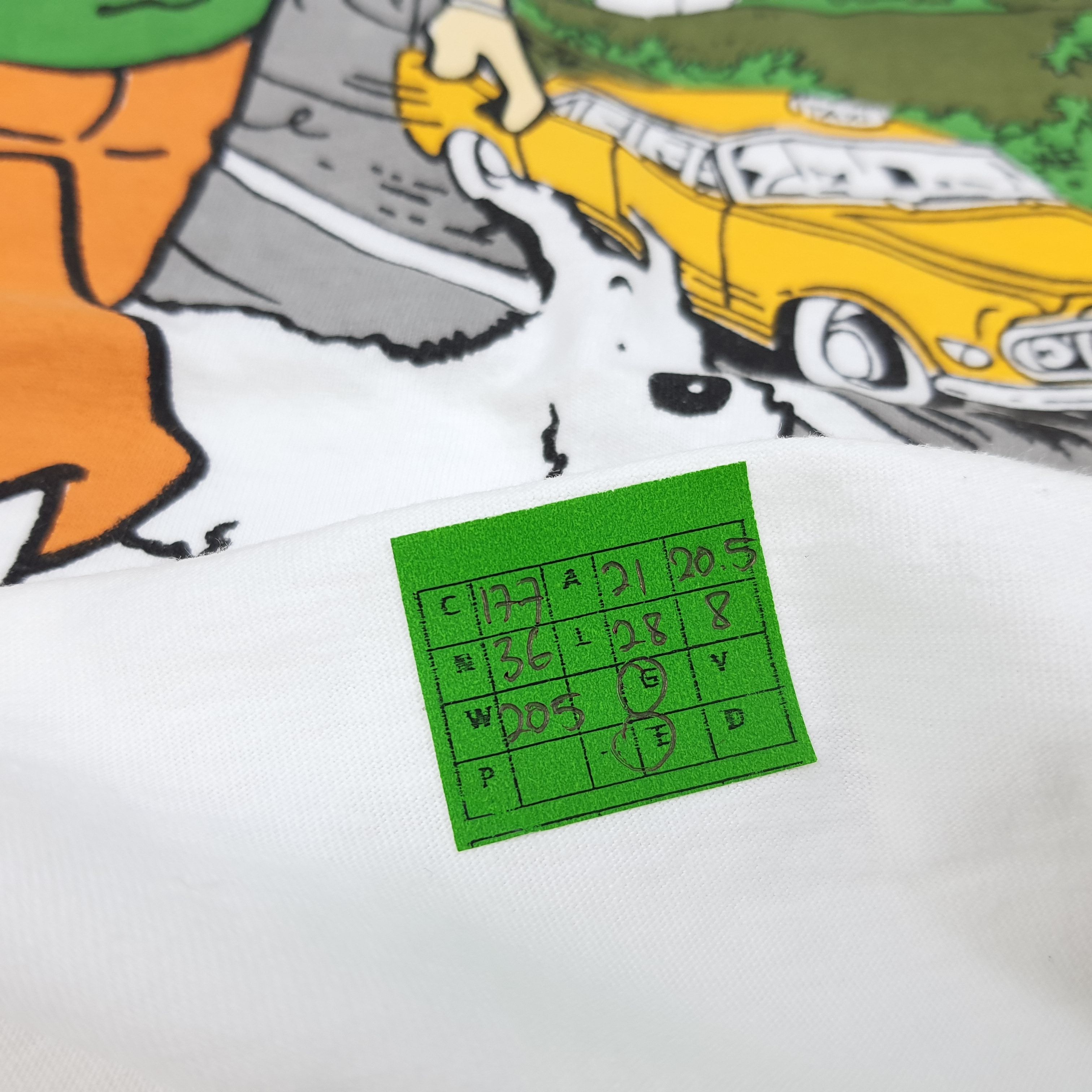 Cartoon Network × Vintage Vintage 90s Comics The Adventure of TinTin and Snowy Tshirt Size US L / EU 52-54 / 3 - 9 Thumbnail