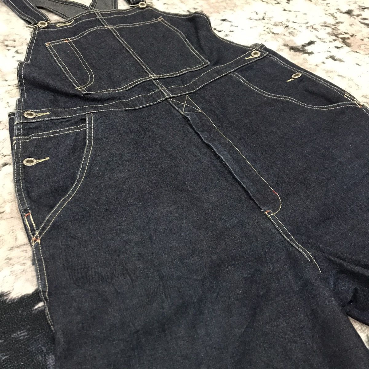 Levi's Vintage Clothing × Vintage Vintage Levis Silvertab Carpenter Denim Overalls Jeans Size US 38 / EU 54 - 5 Thumbnail