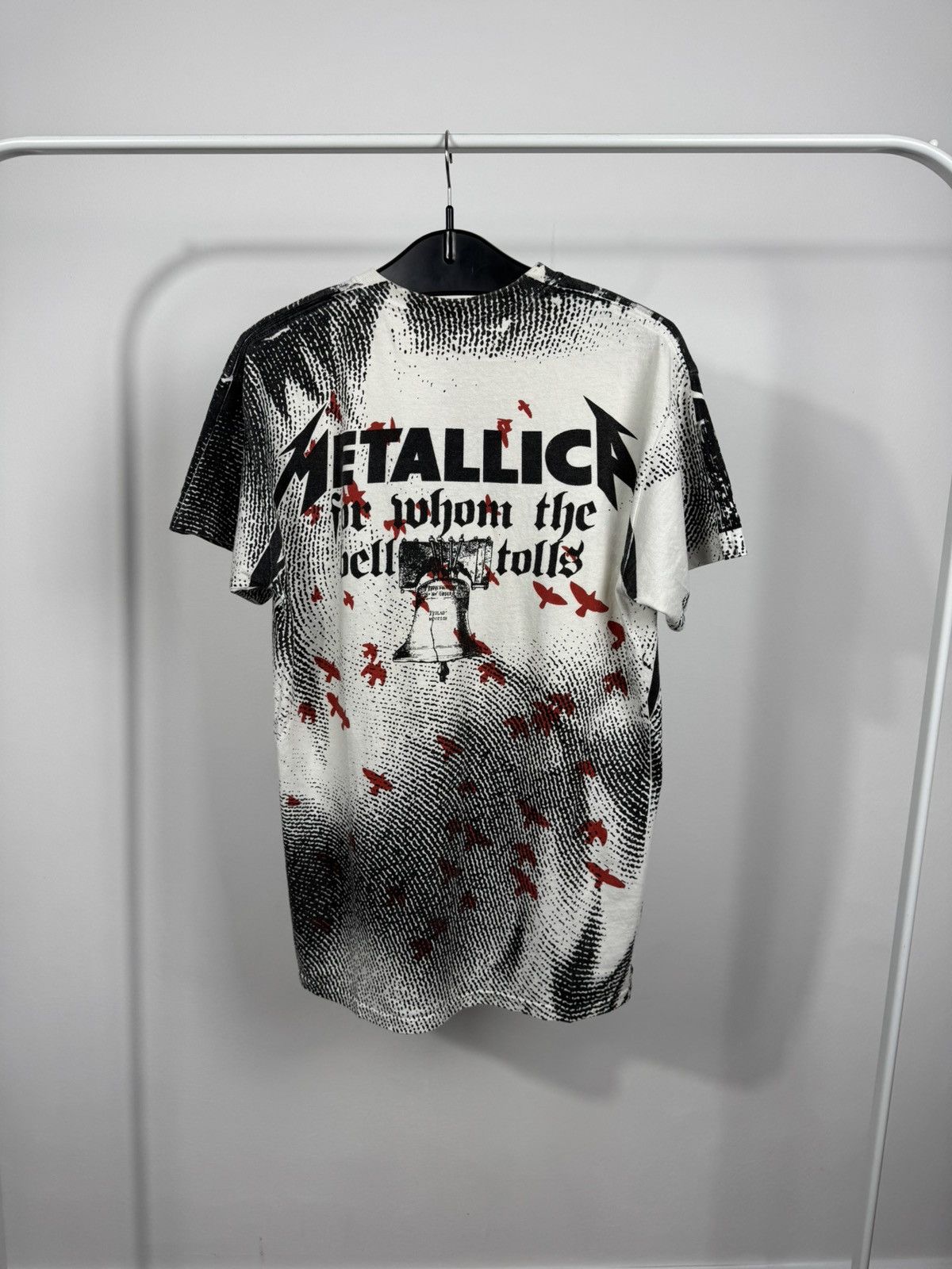 Metallica Metallica All Over Print T Shirt Raven Graphic 2013 Band M Size US M / EU 48-50 / 2 - 12 Thumbnail