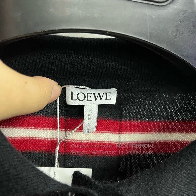 Loewe Loewe Long-sleeve knitted sweater, multi-color striped Size L / US 10 / IT 46 - 5 Thumbnail