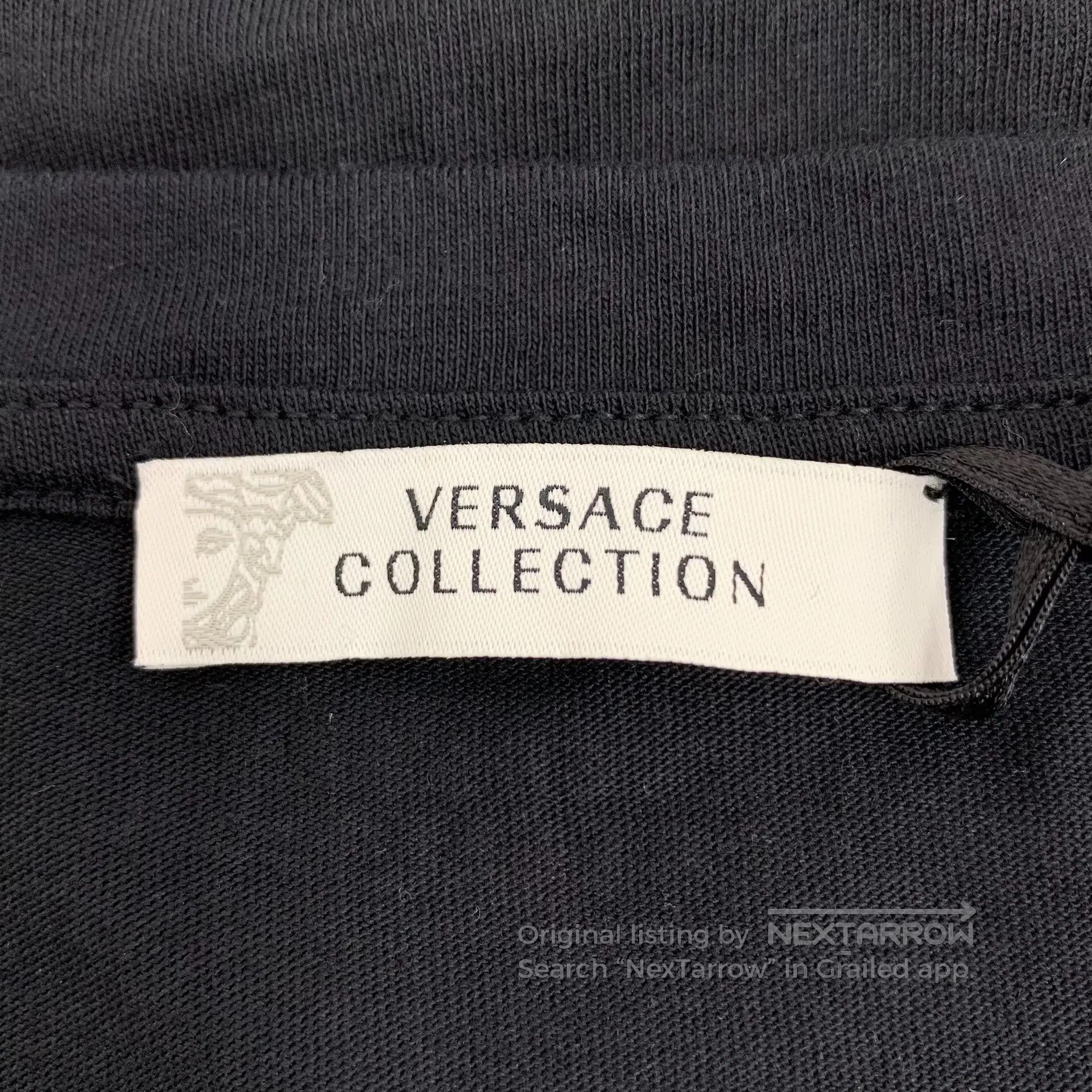 Other Versace Black pattern print cotton crew neck short sleeve Size US M / EU 48-50 / 2 - 5 Thumbnail