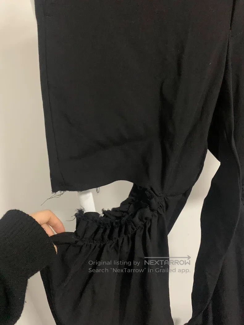Other Comme Des Garcons size S Distressed black trousers Size 24" / US 00 / IT 34 - 6 Thumbnail
