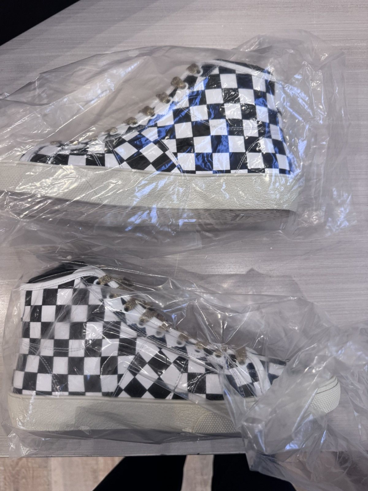 Saint Laurent Paris Saint Laurent Paris SS16 Checkerboard High Top Sneaker Size US 10 / EU 43 - 6 Thumbnail