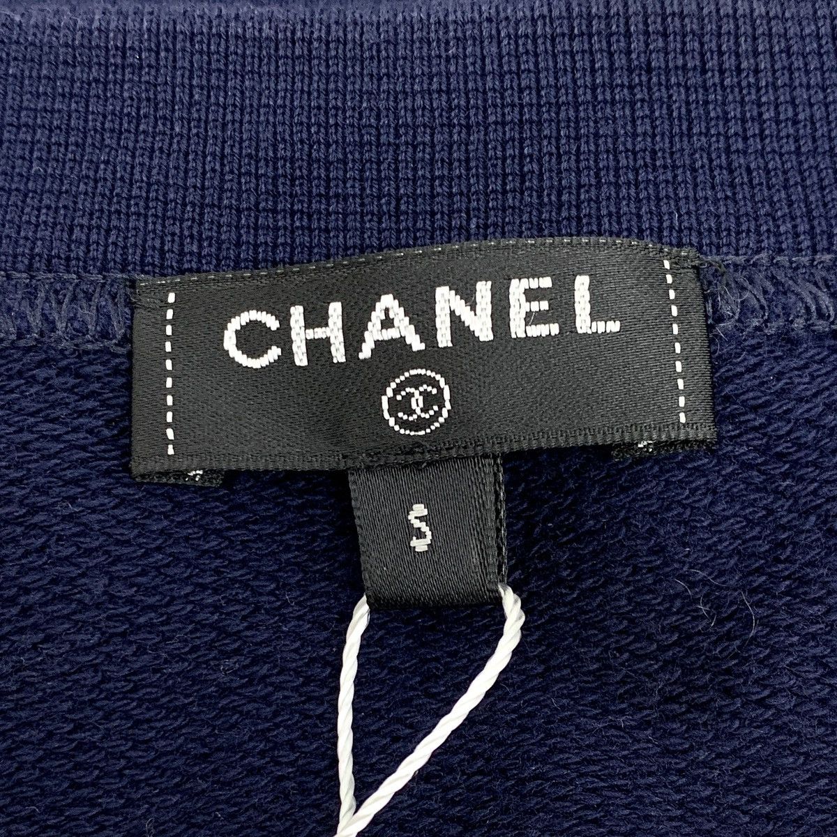 Chanel Chanel Dark Blue Laurel Leaf Short Sleeve T-shirt K26WX Size S / US 4 / IT 40 - 6 Thumbnail