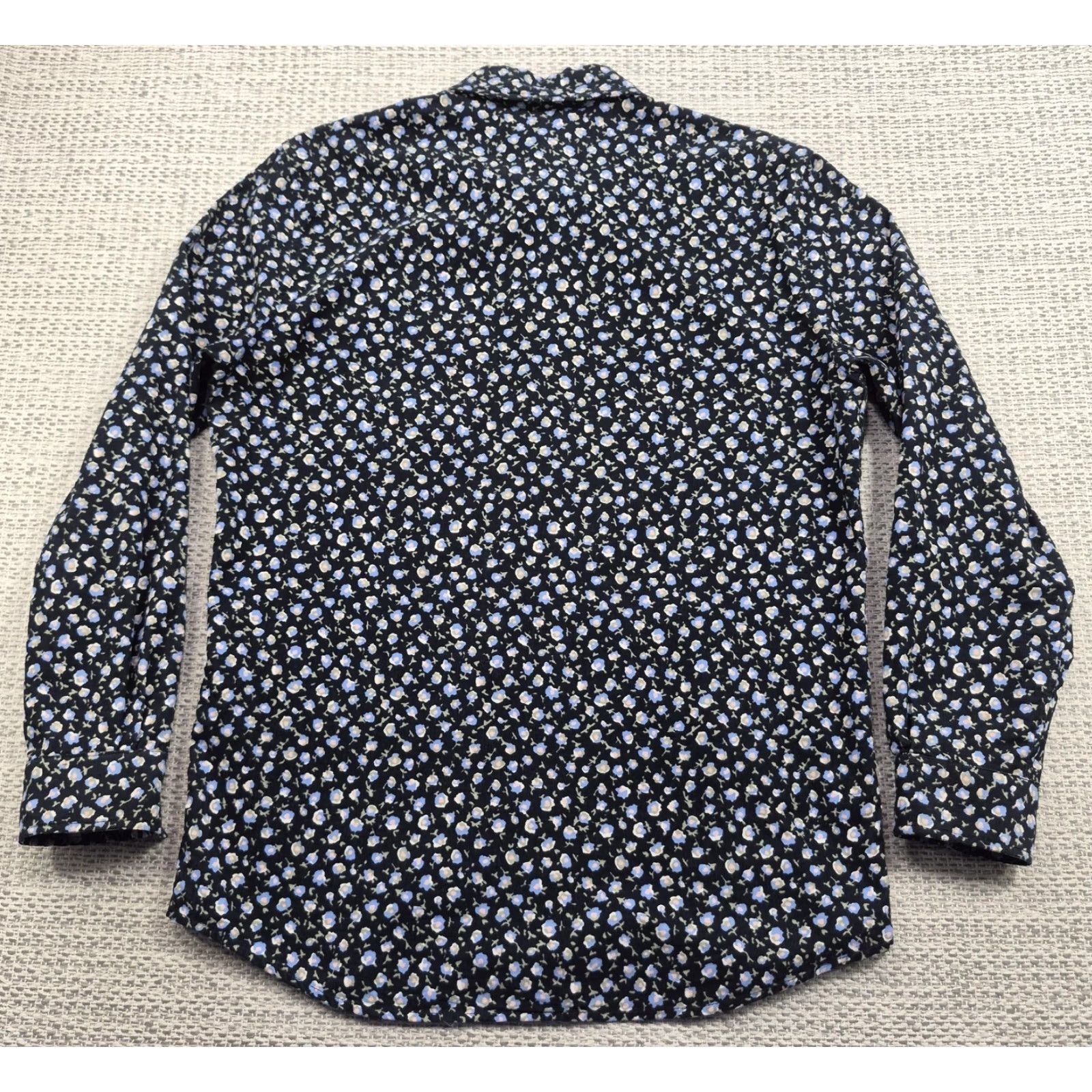 A.P.C. VINTAGE A.P.C. Button Up Shirt Mens Small Black Corduroy Floral Long Sleeve Casual Size US S / EU 44-46 / 1 - 6 Thumbnail