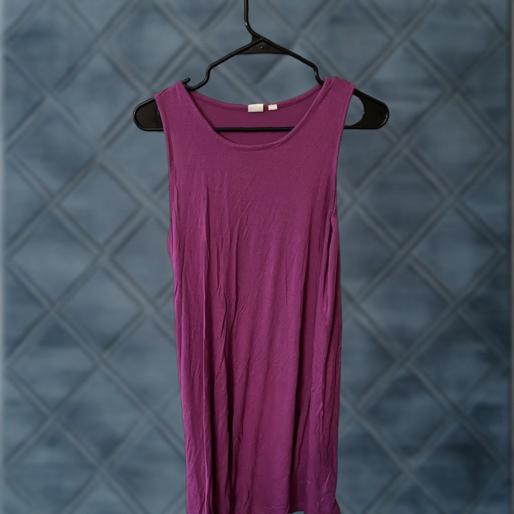 Gap Gap Dress Women's M Purple Sleeveless Round Neck Rayon Pullover Vintage No Size M / US 6-8 / IT 42-44 - 1 Thumbnail