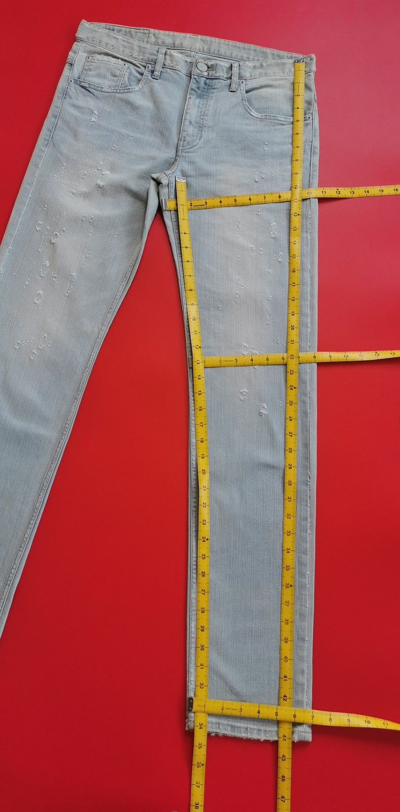 Japanese Brand Bluenotchjeans Nevermind Denim ERD Grunge Size US 34 / EU 50 - 14 Thumbnail