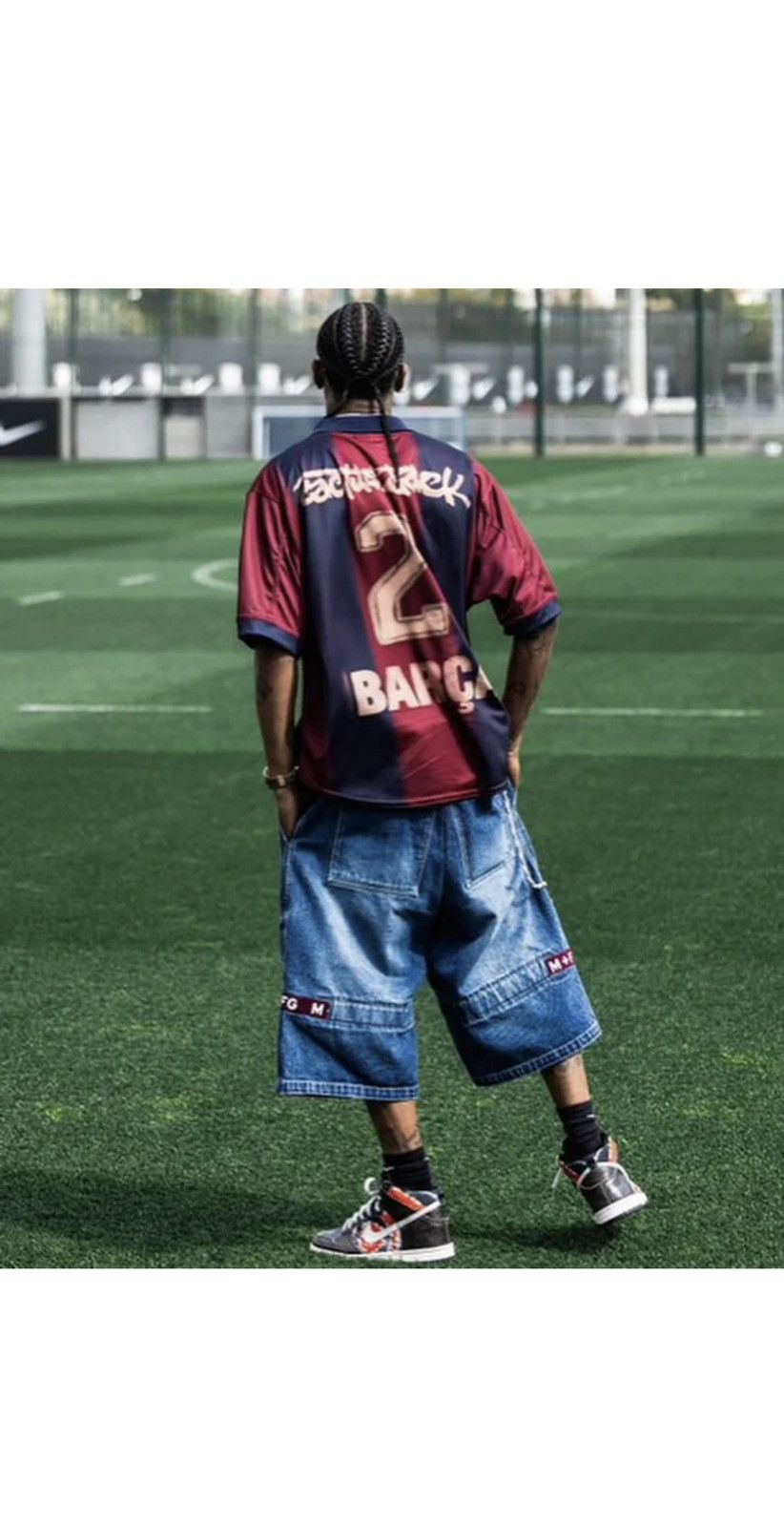 Nike × Travis Scott Travis Scott x Nike FC Barcelona 01 Jersey Size US L / EU 52-54 / 3 - 4 Thumbnail