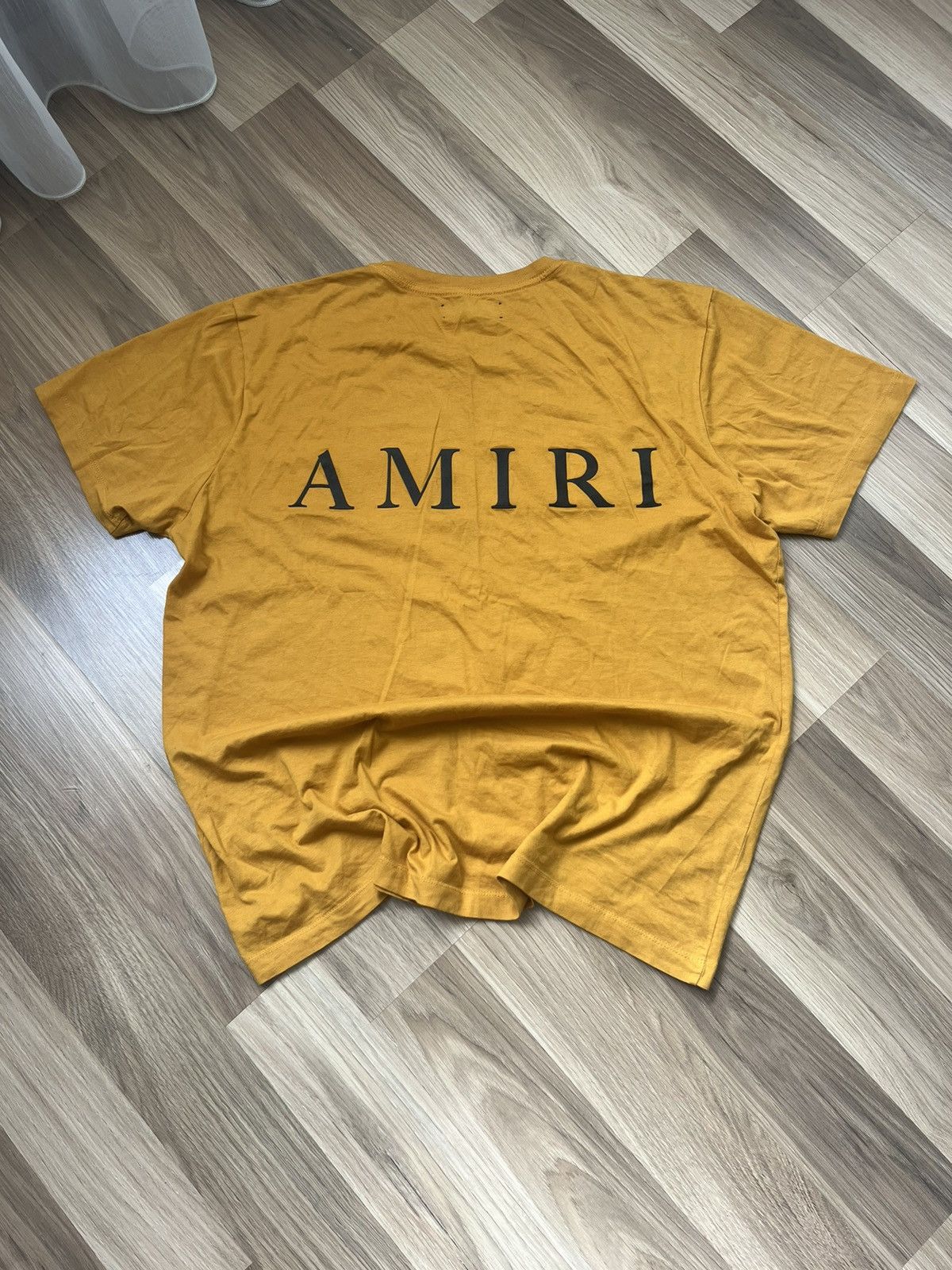 Amiri Y2K AMIRI T SHIRT DOUBLE LOGO DRILL Size US XL / EU 56 / 4 - 1 Thumbnail