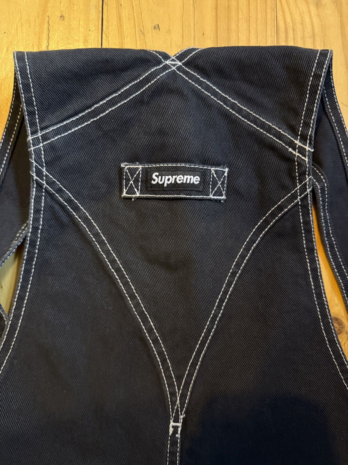 Nike × Supreme Supreme X Nike Overalls Navy Size US 30 / EU 46 - 10 Thumbnail