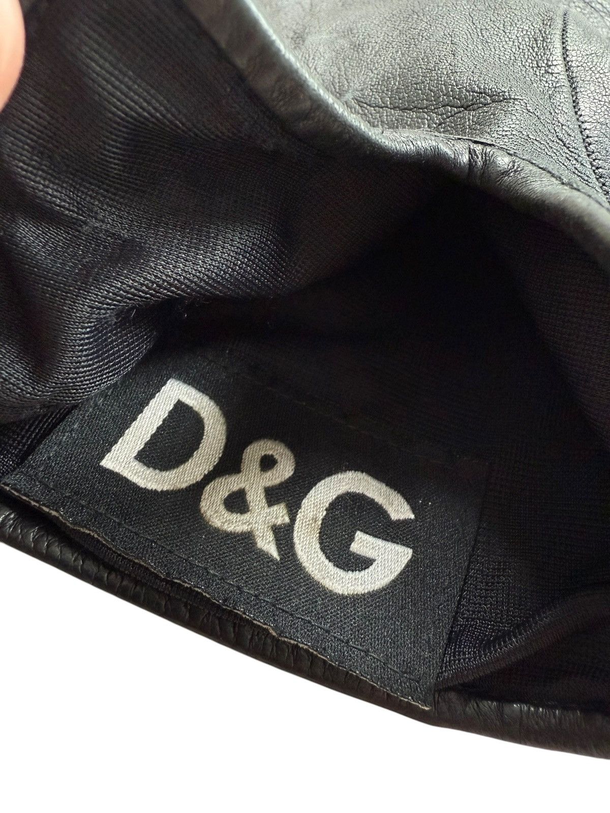 Dolce & Gabbana Dolce&Gabbana Leather Gloves Size ONE SIZE - 4 Thumbnail