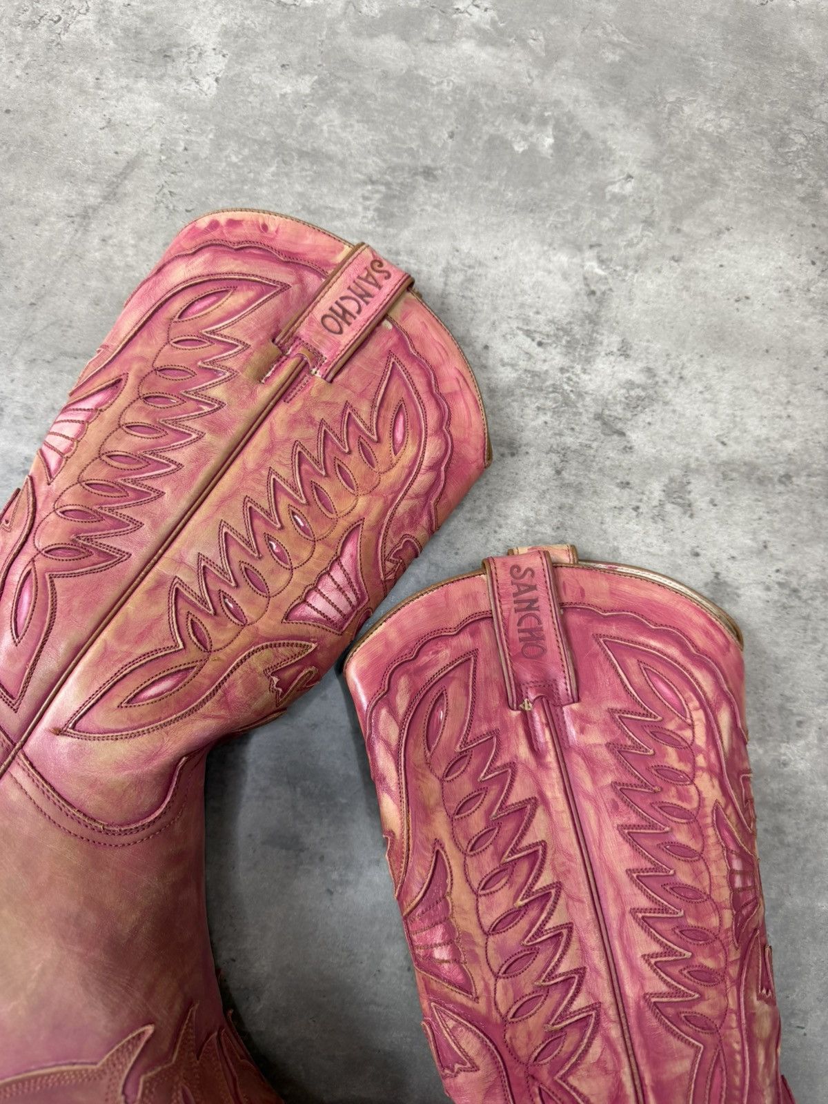 Sancho Boots Sancho Boots Custom Dyed Pink Western Cowboy Boots EU 41 Size US 11 / IT 41 - 6 Thumbnail