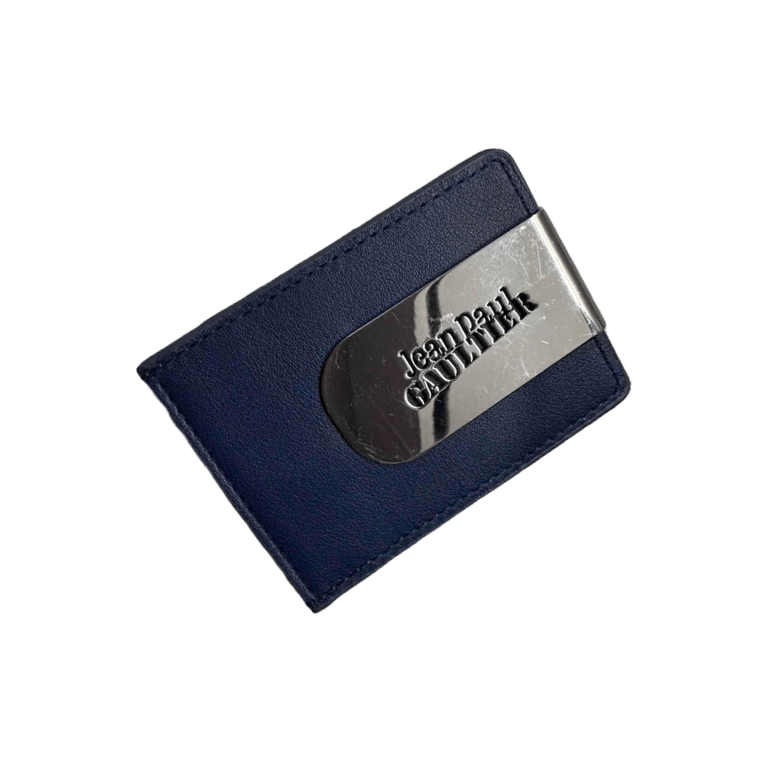 Jean Paul Gaultier Jean Paul Gaultier Striped Cardholder with Metal Clip Size ONE SIZE - 2 Thumbnail