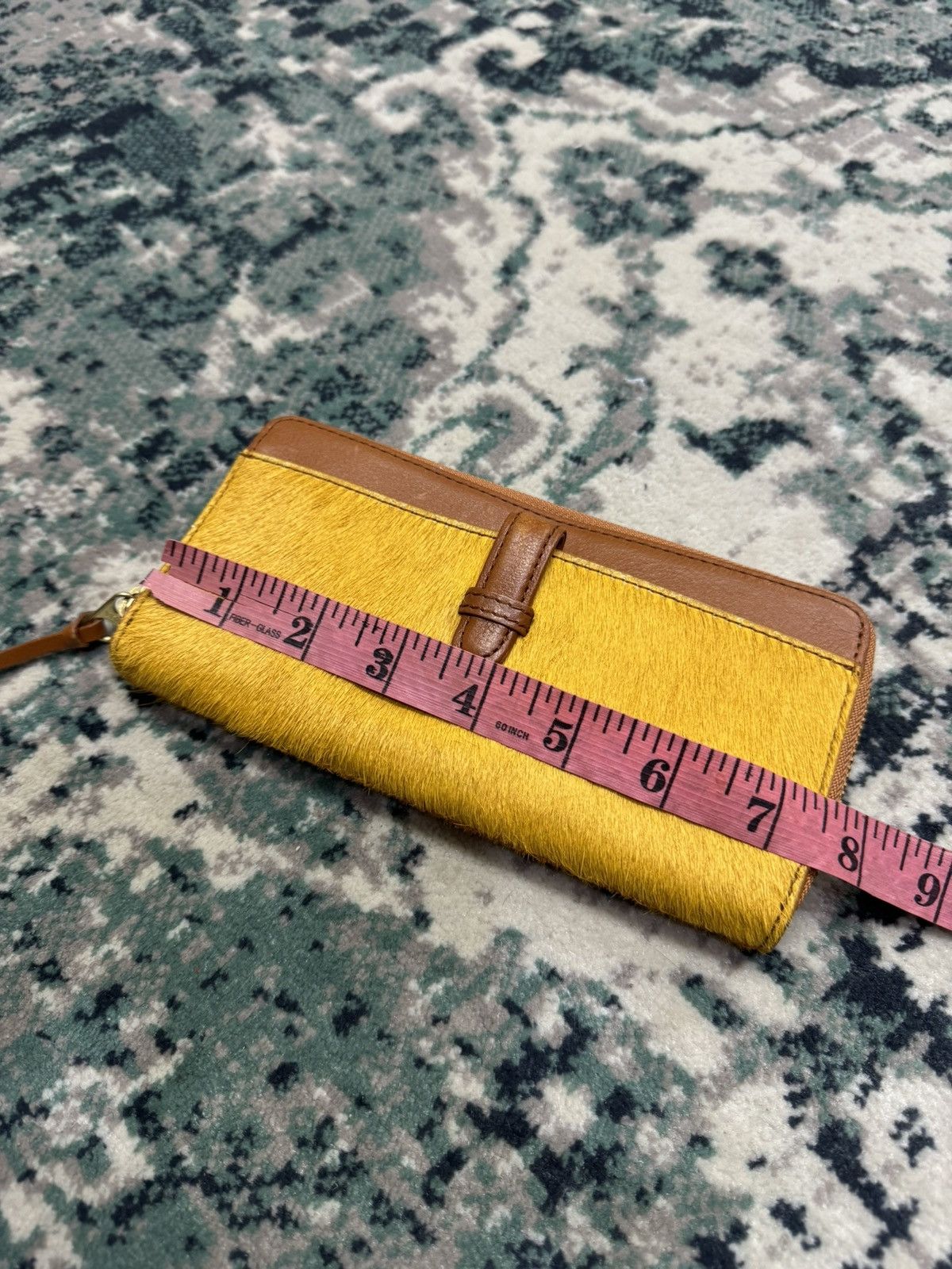 Issey Miyake × Japanese Brand × Leather ZUCCHERO FILATO CALF BODY HAIR WALLET BAG Size ONE SIZE - 3 Thumbnail