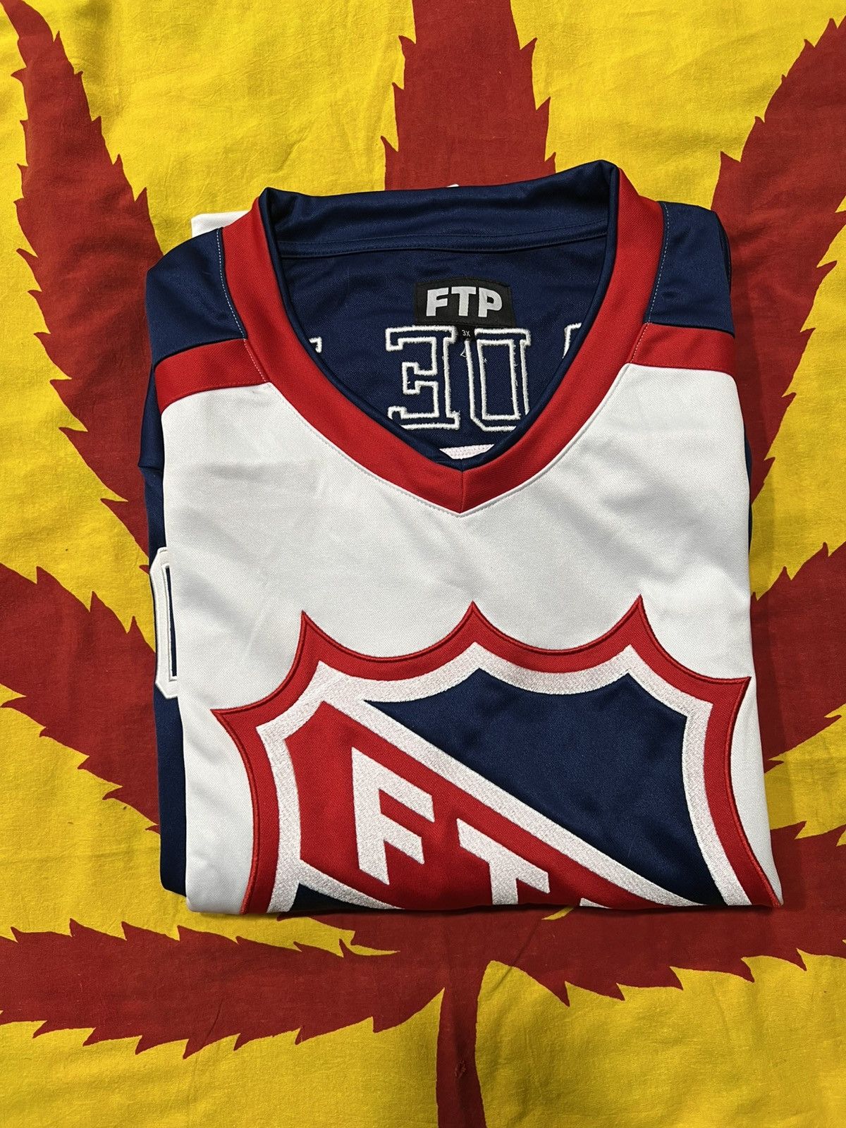 Fuck The Population XXXL 3X FTP Made in Hell Hockey Jersey White Size XXXL 3X Size US XXL / EU 58 / 5 - 1 Thumbnail