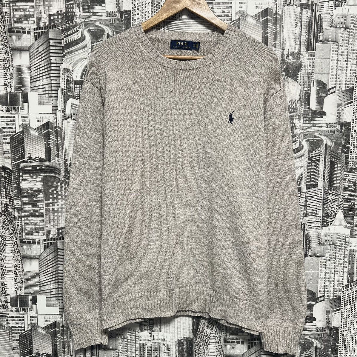 Polo Ralph Lauren Polo Ralph Lauren Cable Knit Crewneck Sweater Sz FACT XL XXL Size US XXL / EU 58 / 5 - 1 Thumbnail
