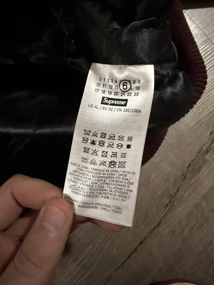 Maison Margiela × Supreme Supreme Margiela Varsity Jacket Size US XL / EU 56 / 4 - 5 Thumbnail