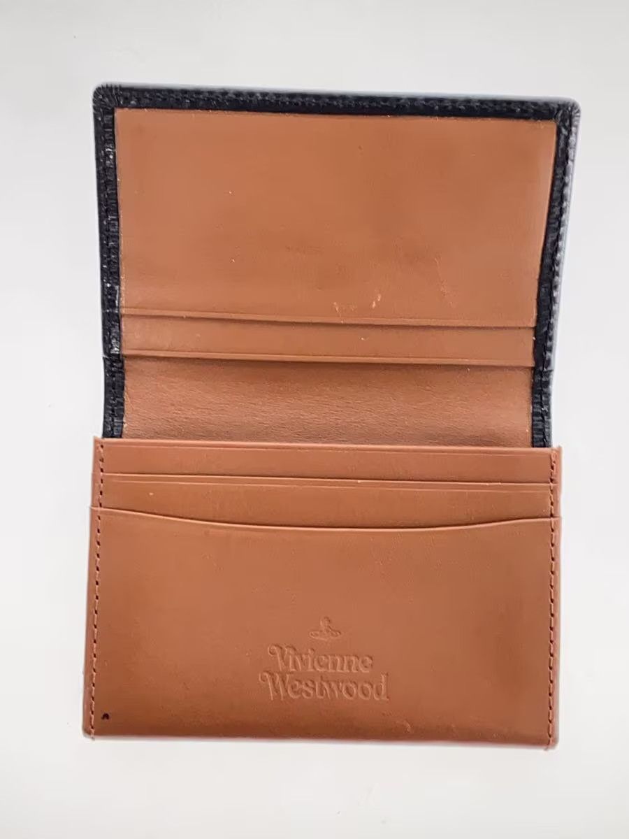 Vivienne Westwood Contrast Stitch Orb Leather Card Wallet Size ONE SIZE - 3 Thumbnail