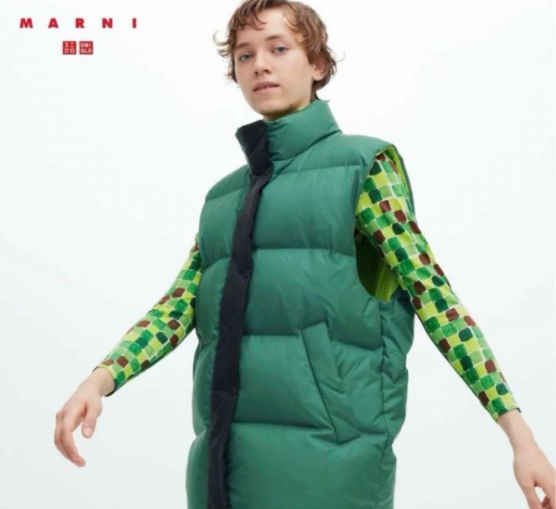 Japanese Brand × Marni × Uniqlo UNIQLO × MARNI/'22AW/oversized puffer down best/M Size US M / EU 48-50 / 2 - 1 Thumbnail