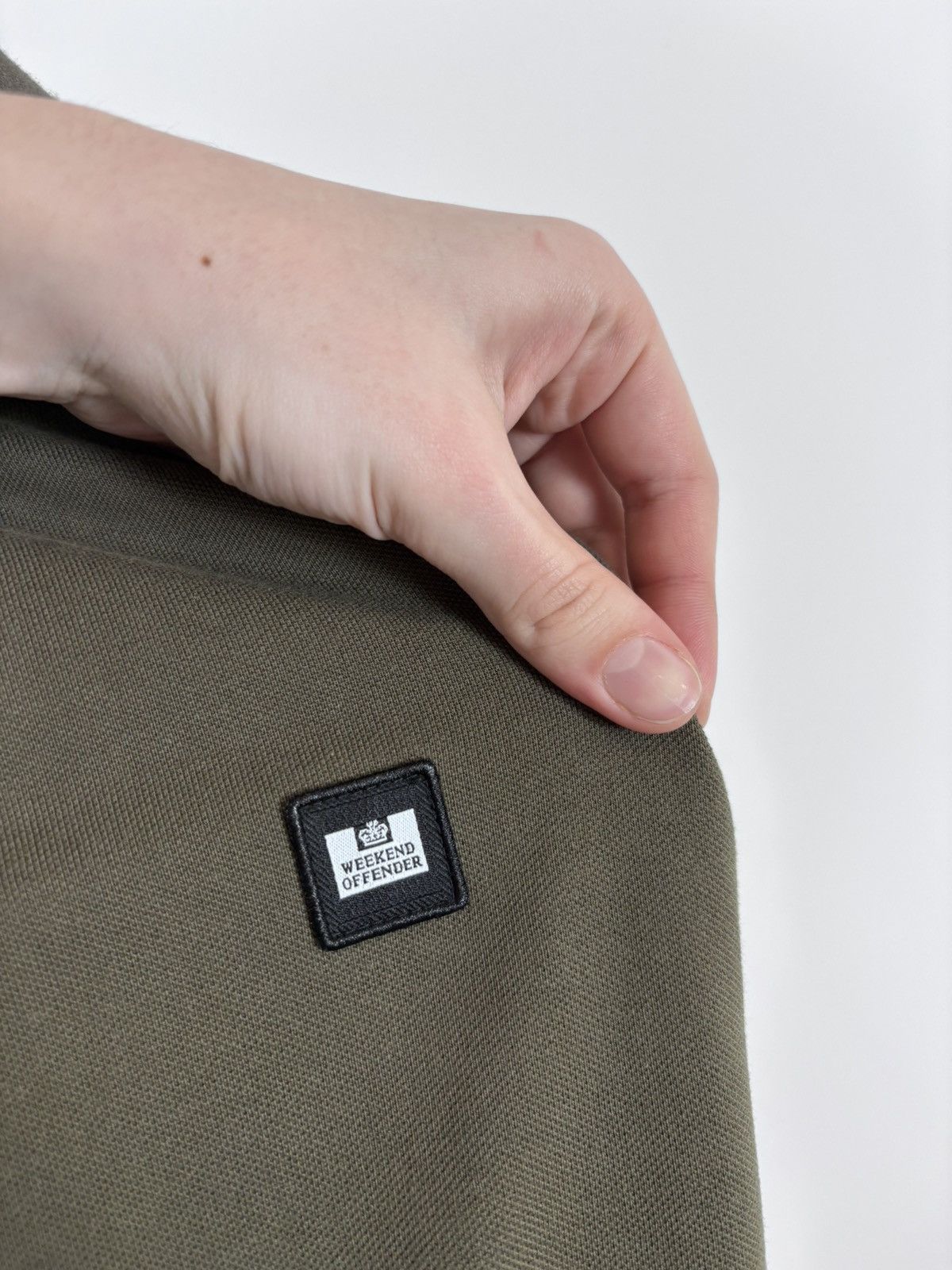 Weekend Offender Weekend Offender Men’s Khaki Long Sleeve Polo Shirt Size US S / EU 44-46 / 1 - 5 Thumbnail