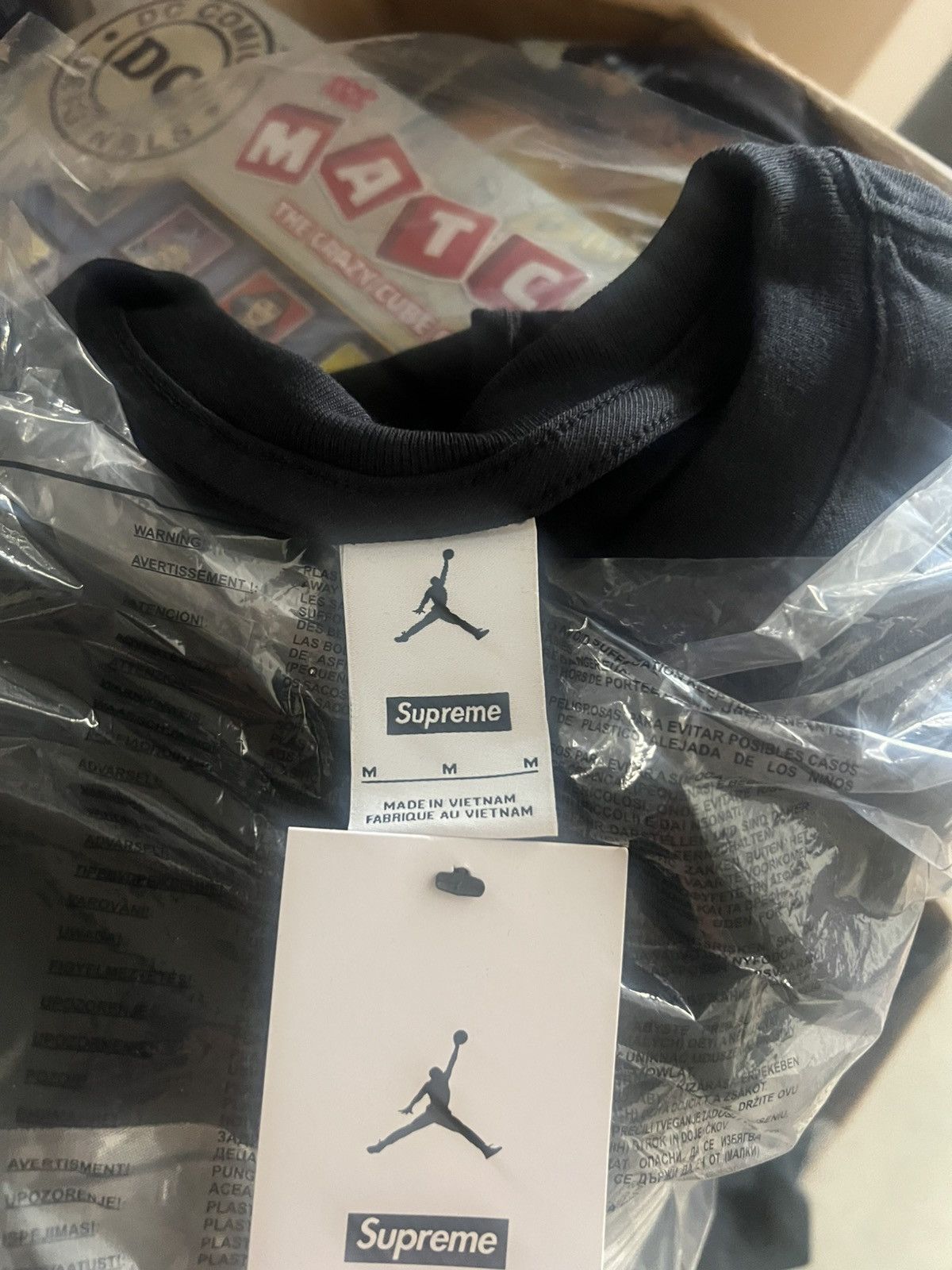 Nike × Supreme Supreme x Jordan Notorious BIG Biggie tee black medium Size US M / EU 48-50 / 2 - 3 Thumbnail