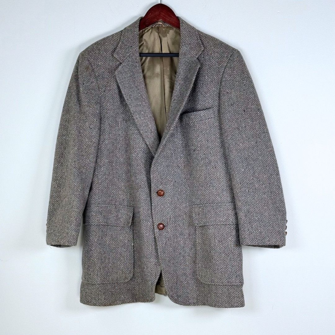 Levi's Vintage 70s Levi Tailored Classics Wool Tweed Mens Blazer 42 Size 42L - 1 Thumbnail