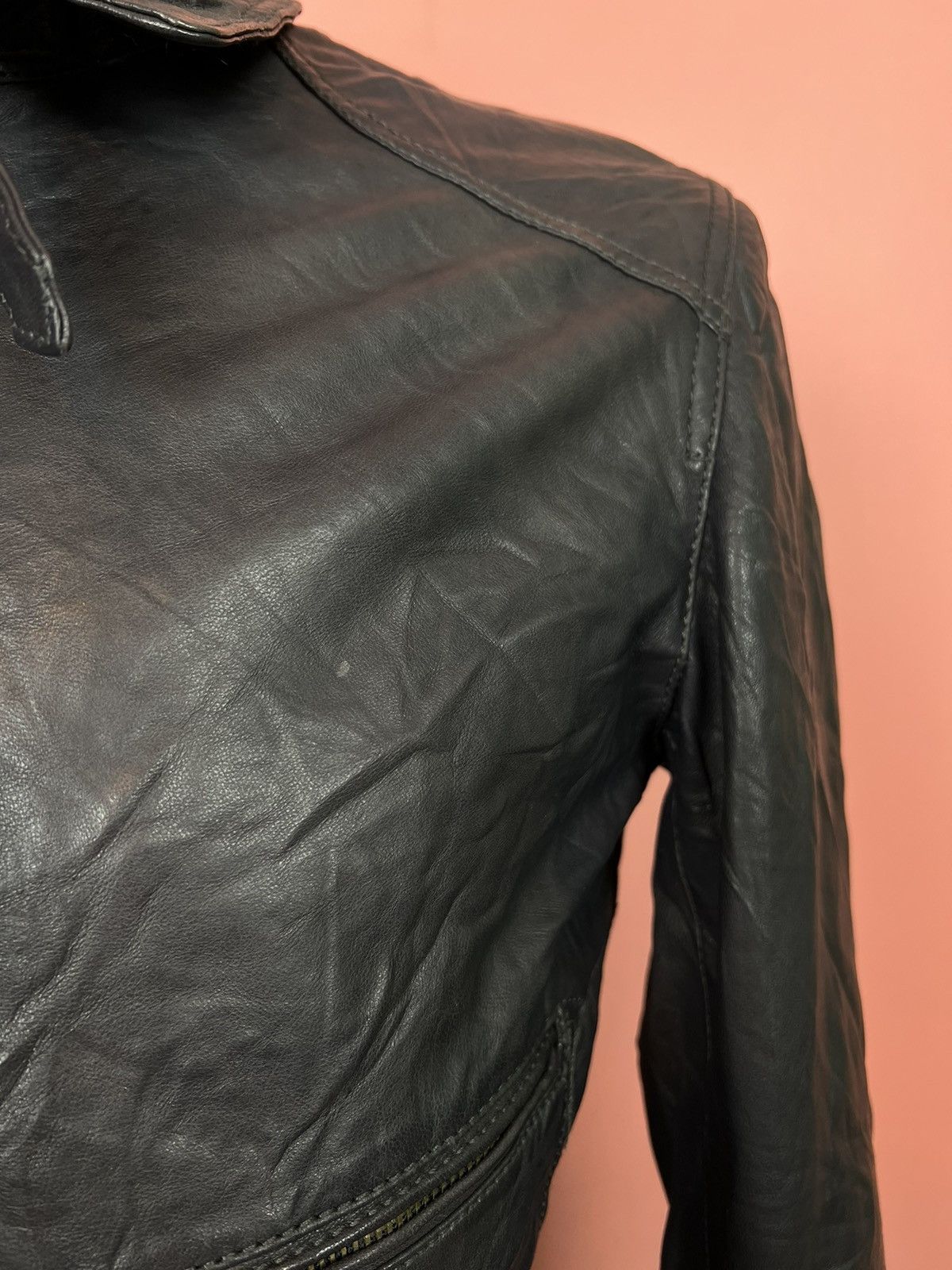 Massimo Dutti Massimo dutti leather jacket hype classic Size US S / EU 44-46 / 1 - 4 Thumbnail