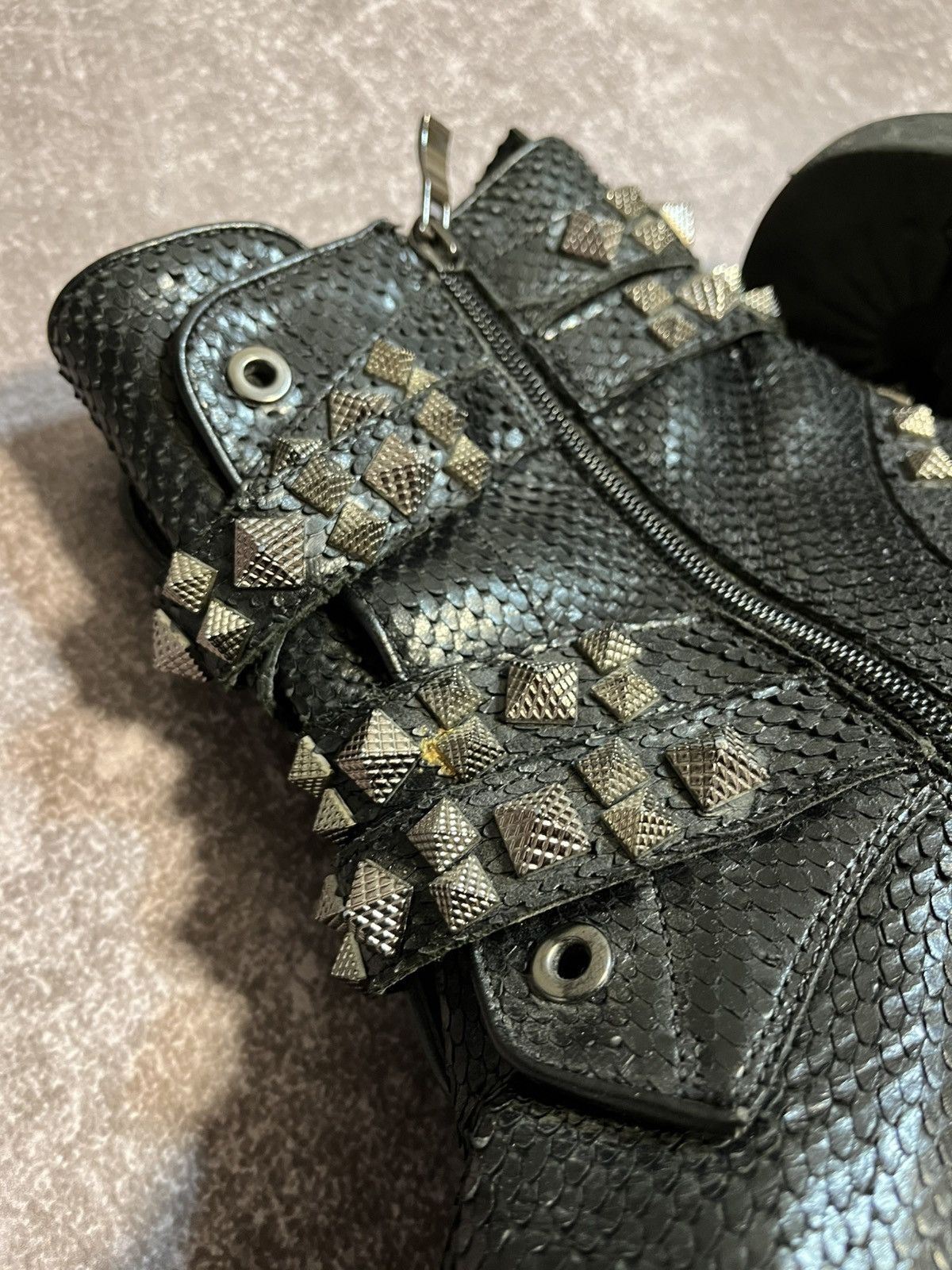 A.S.98 RARE Strap Studded Like AS 98 Airstep Vintage Ankle Boots Size US 9 / IT 39 - 10 Thumbnail