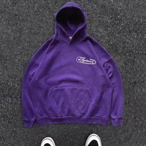 Other Fujita x Itou Purple pin print washed vintage cotton hoodie Size US L / EU 52-54 / 3 - 5 Thumbnail