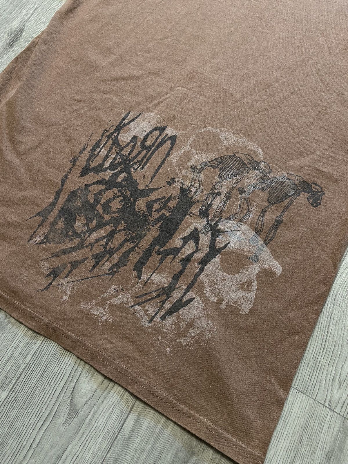 Band Tees Vintage Korn Brown T Shirt / Tee Y2K Size US L / EU 52-54 / 3 - 4 Thumbnail