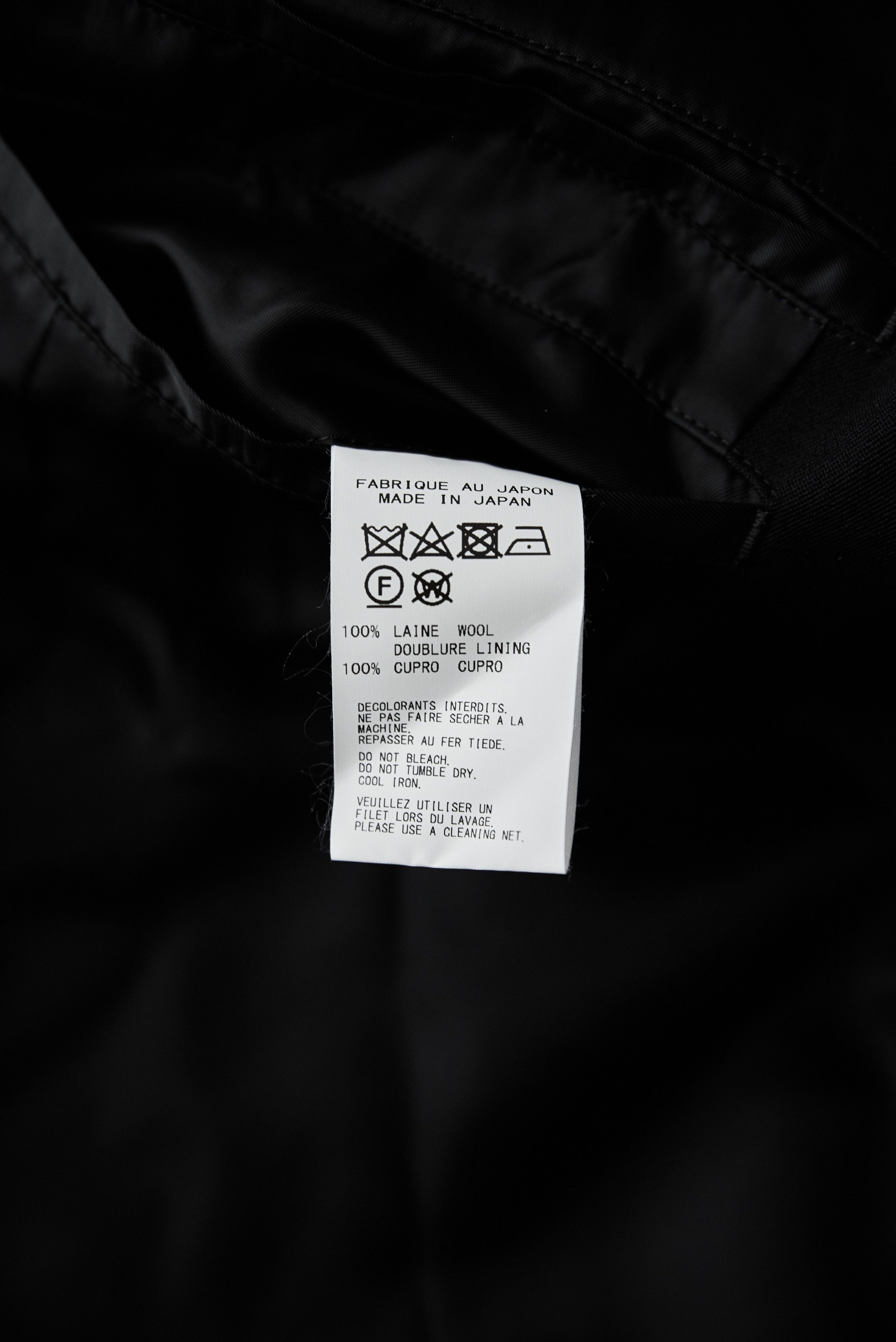 Yohji Yamamoto Yohji Yamamoto Pour Homme 19AW - 3B Peaked lapel Jacket Size US M / EU 48-50 / 2 - 13 Thumbnail