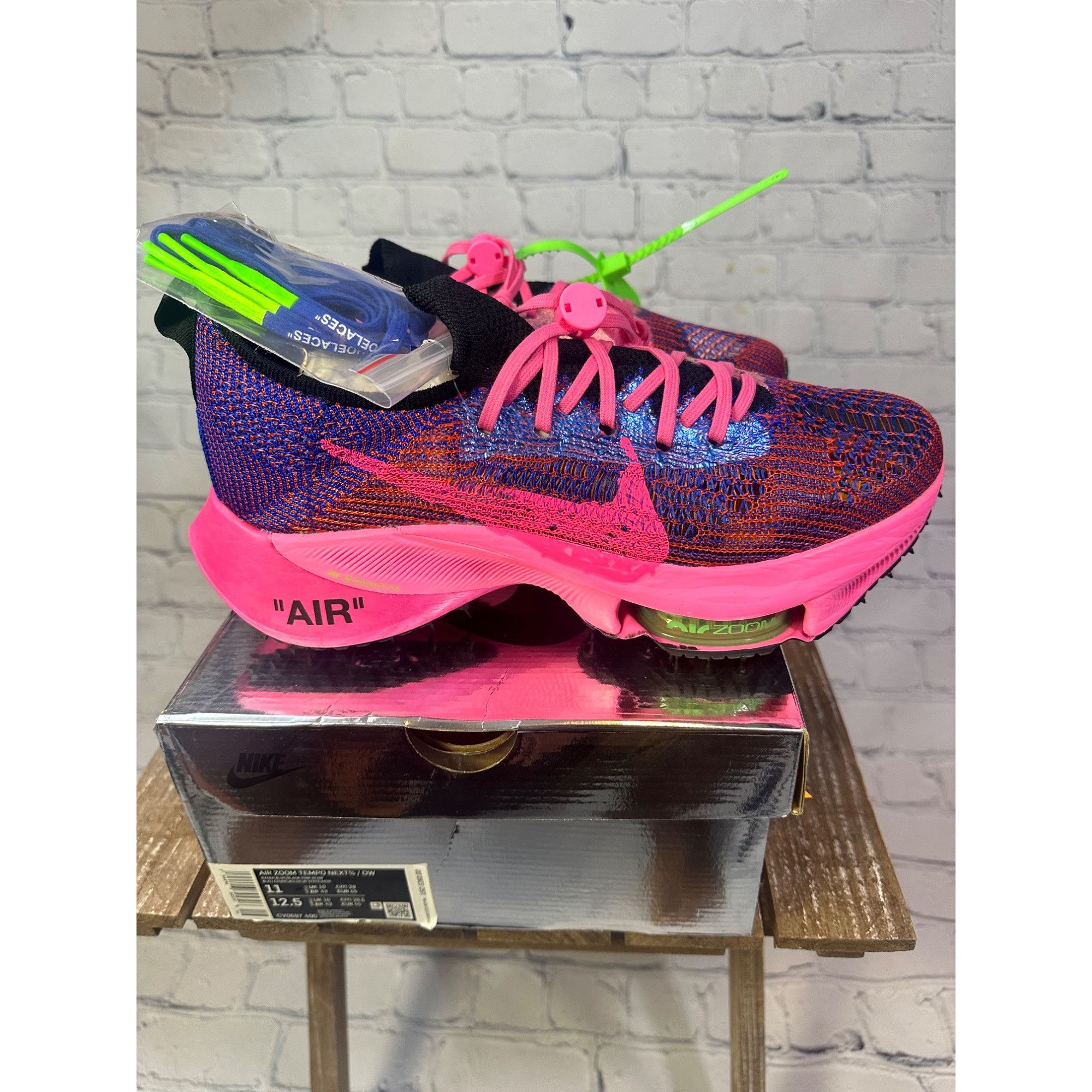 Nike off white flyknit racer store