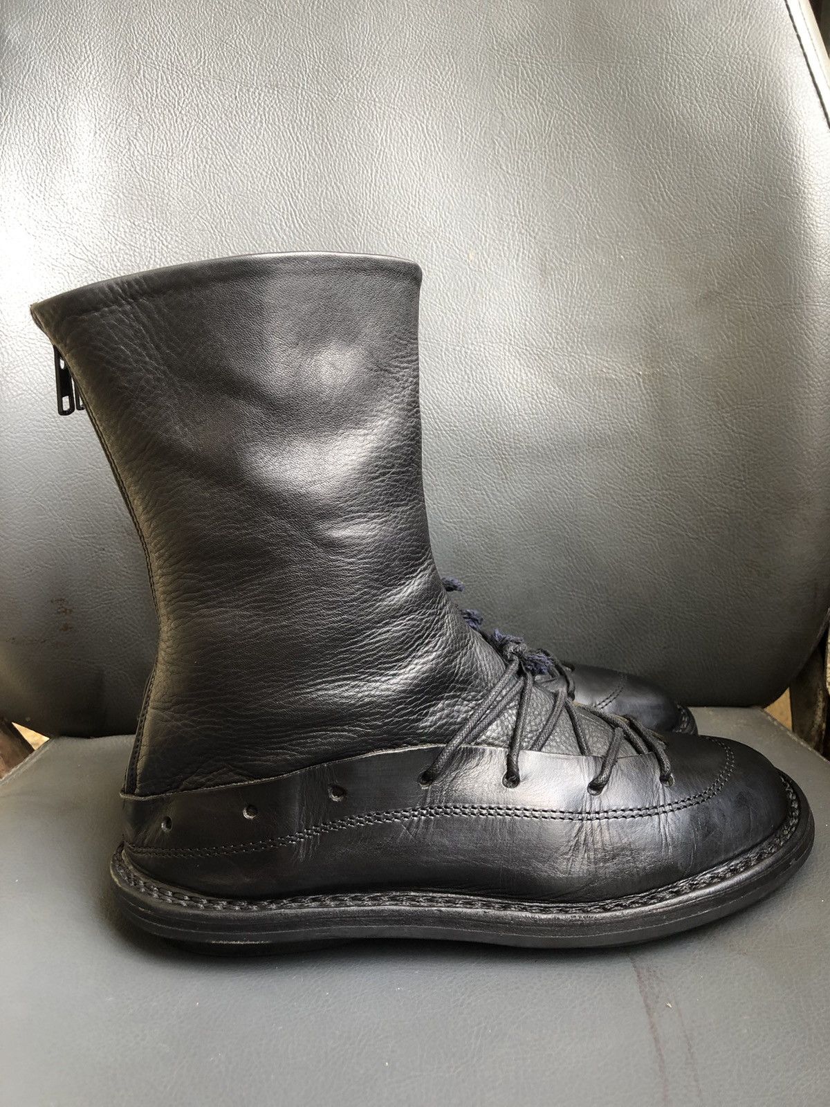 Trippen Trippen Black Calfskin Leather Women’s Boots Size 36 Size US 6.5 / IT 36.5 - 3 Thumbnail