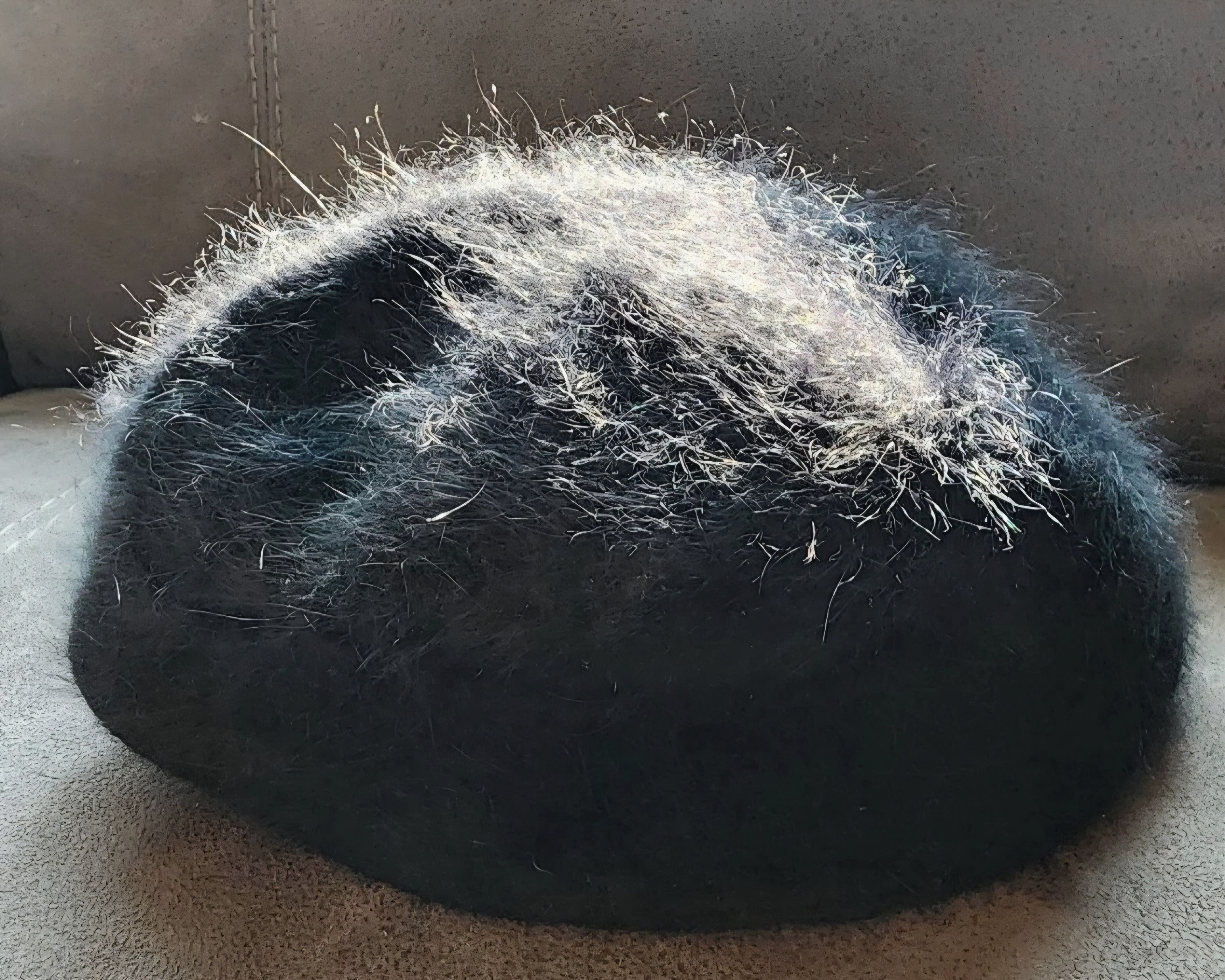 Other Vintage D.N.Y Accessories Black Angora Nylon Hat One Size Size ONE SIZE - 1 Thumbnail