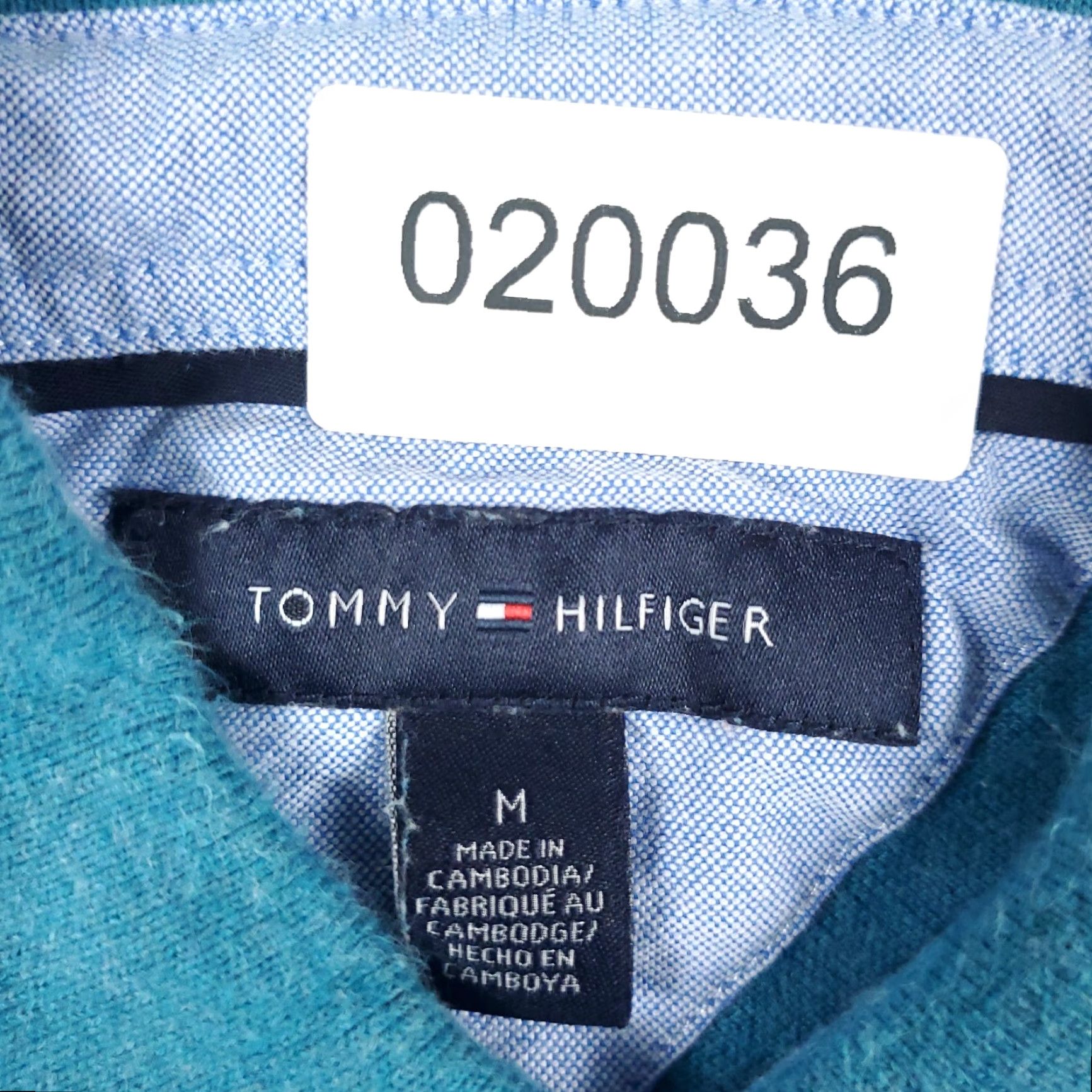 Tommy Hilfiger Tommy Hilfiger Polo Shirt Adult Medium Blue Casual Short Sleeve Mens Size US M / EU 48-50 / 2 - 8 Thumbnail