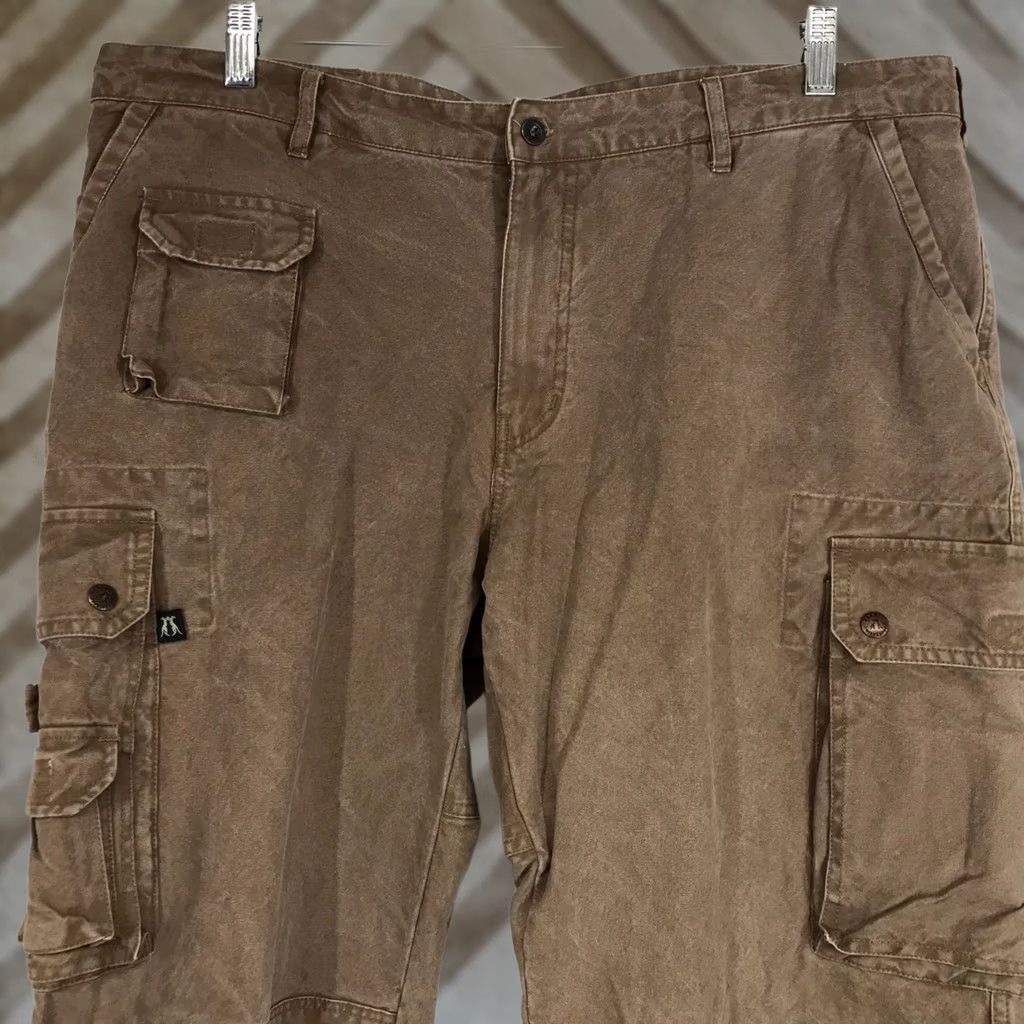 Vintage KAKADU PANTS Mens 42 Brown Cargo 30 Inseam Regular Size 42 Mens Pants Size US 42 / EU 58 - 1 Thumbnail
